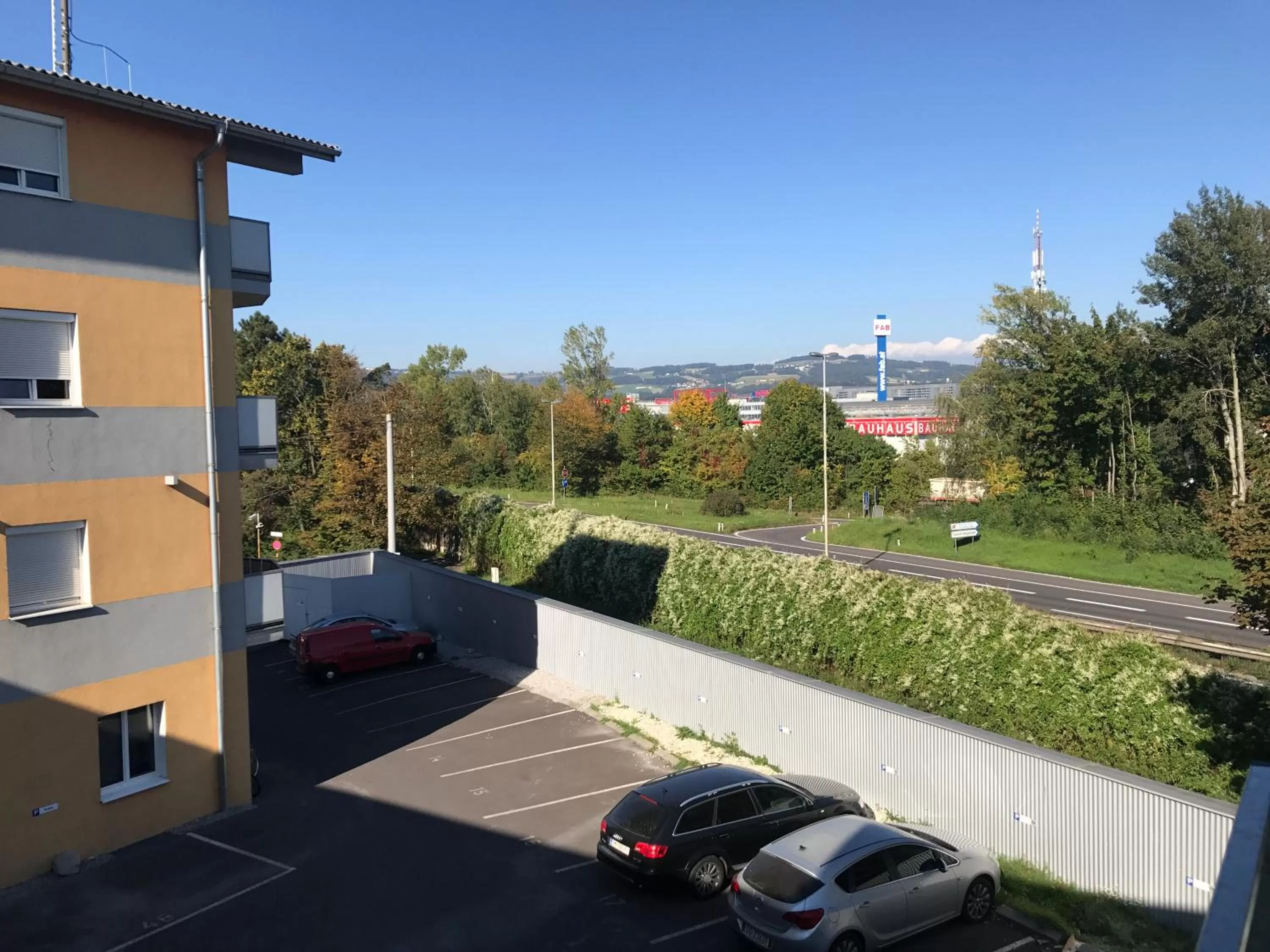 Bird's eye view in Montagehotel Living@Linz