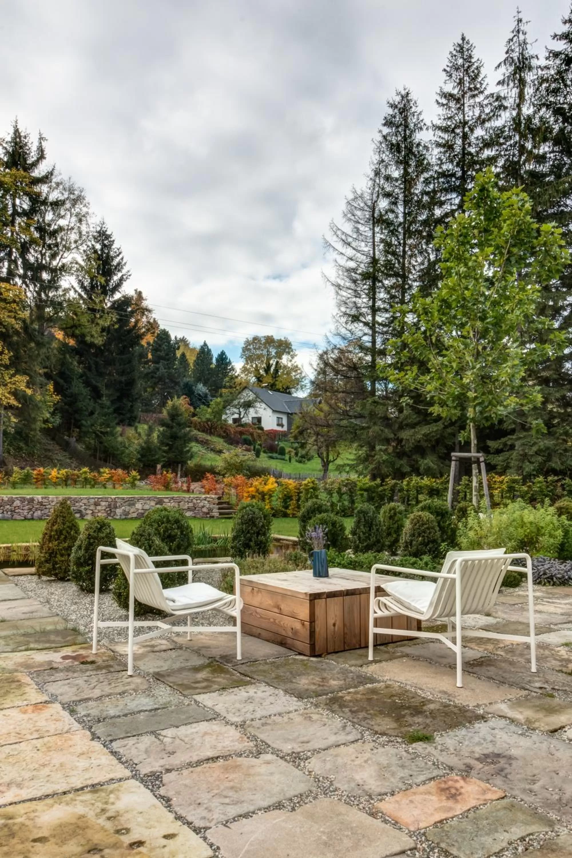 Balcony/Terrace in Mezi plůtky boutique dům