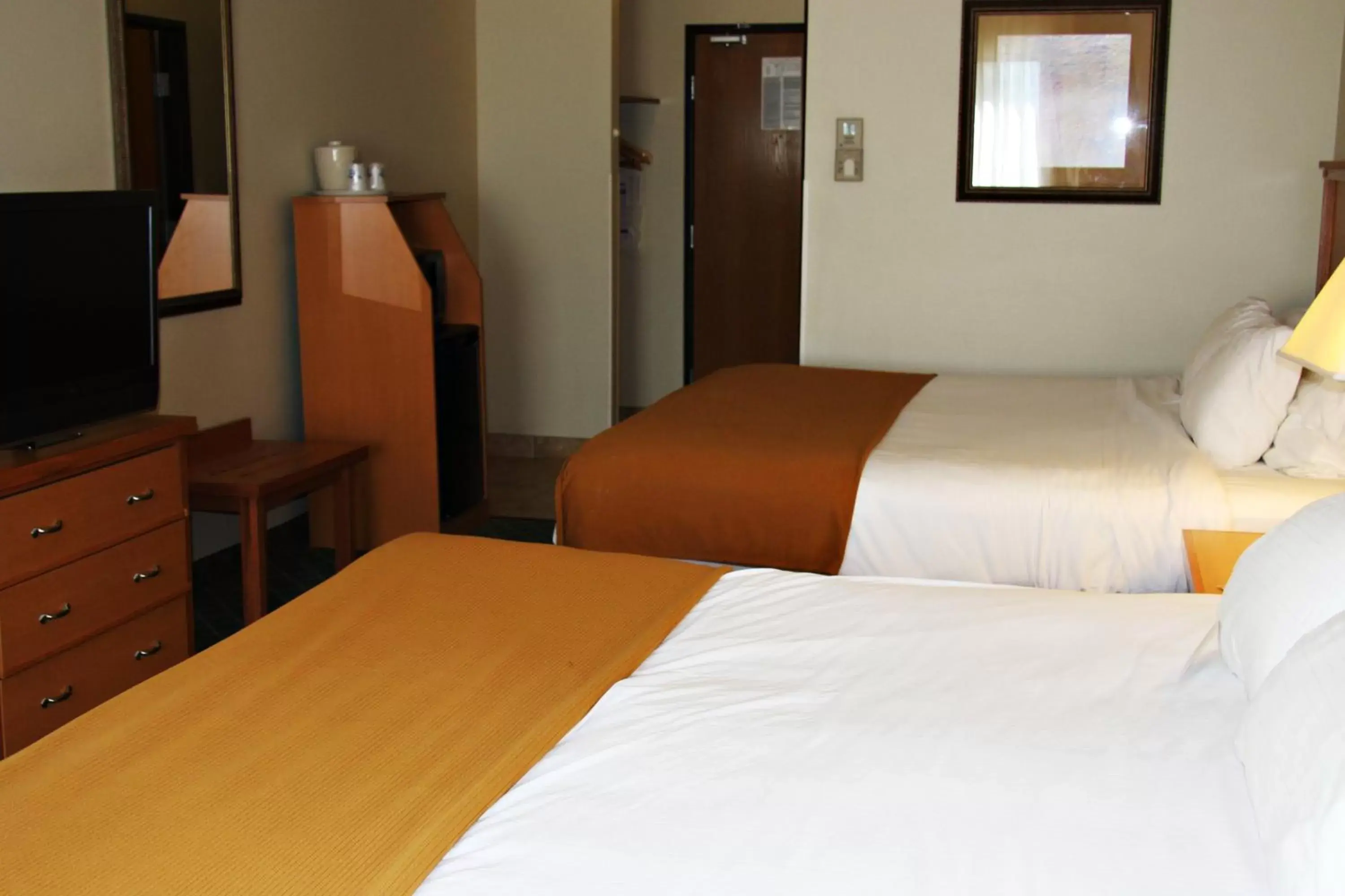 Bedroom, Bed in Holiday Inn Express Hotel & Suites Lincoln South, an IHG Hotel