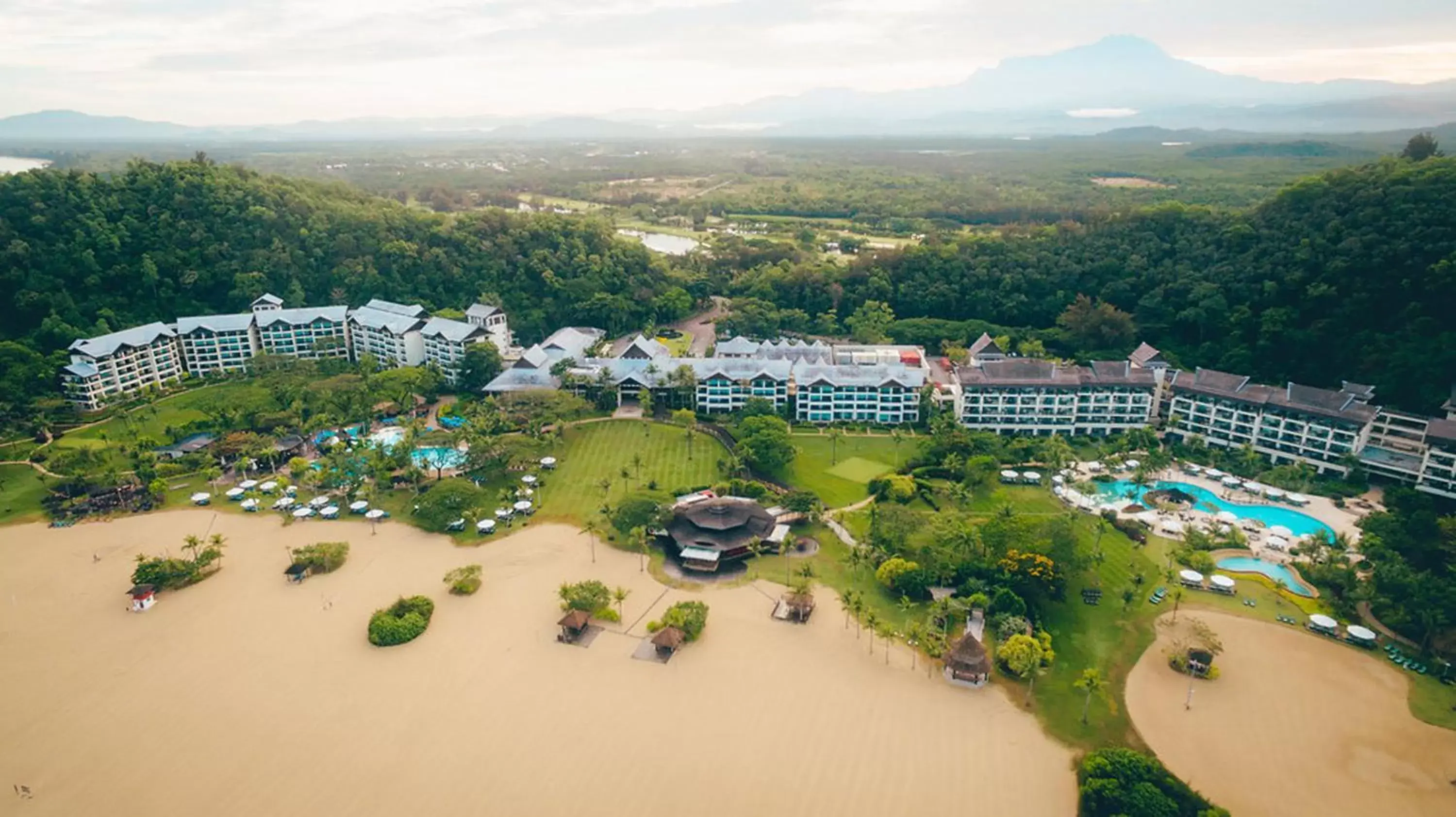 Bird's eye view, Bird's-eye View in Shangri-La Rasa Ria, Kota Kinabalu