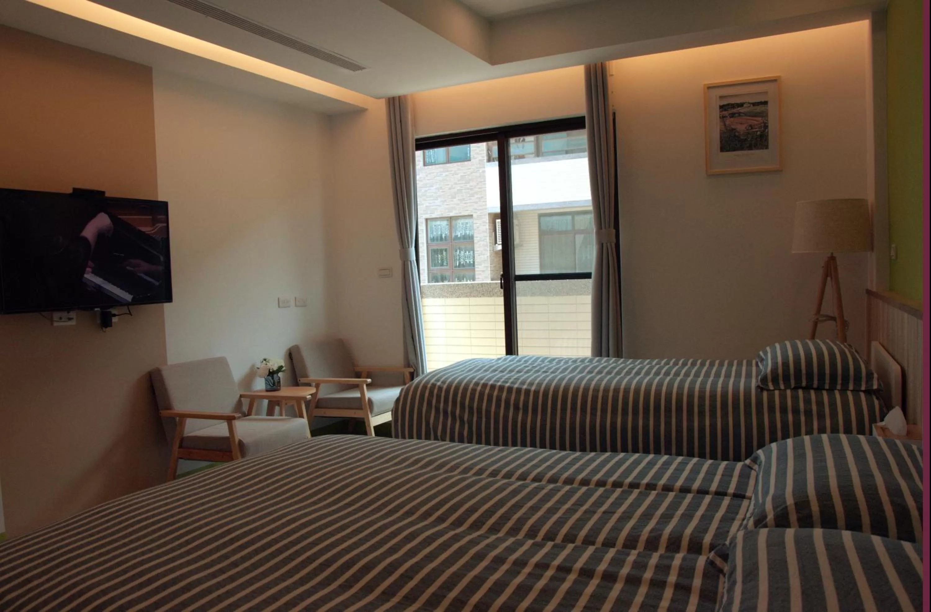 Decorative detail, Bed in Blowing in the wind Homestay