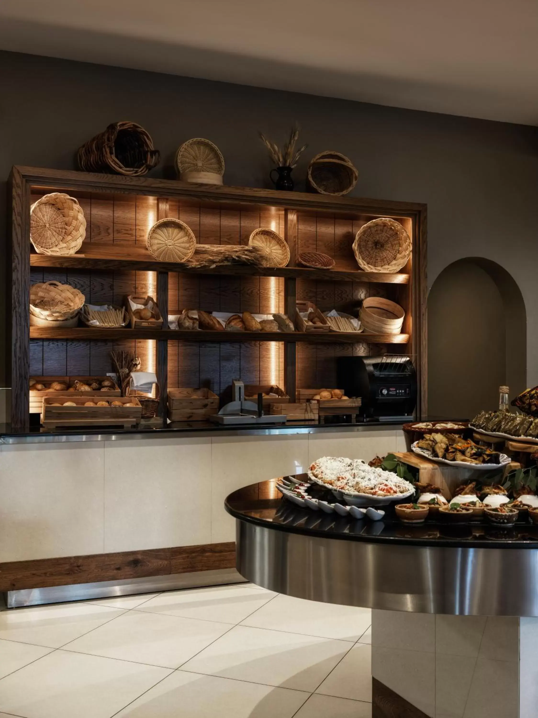 Buffet breakfast in Esperos Village Blue & Spa - Adults Only