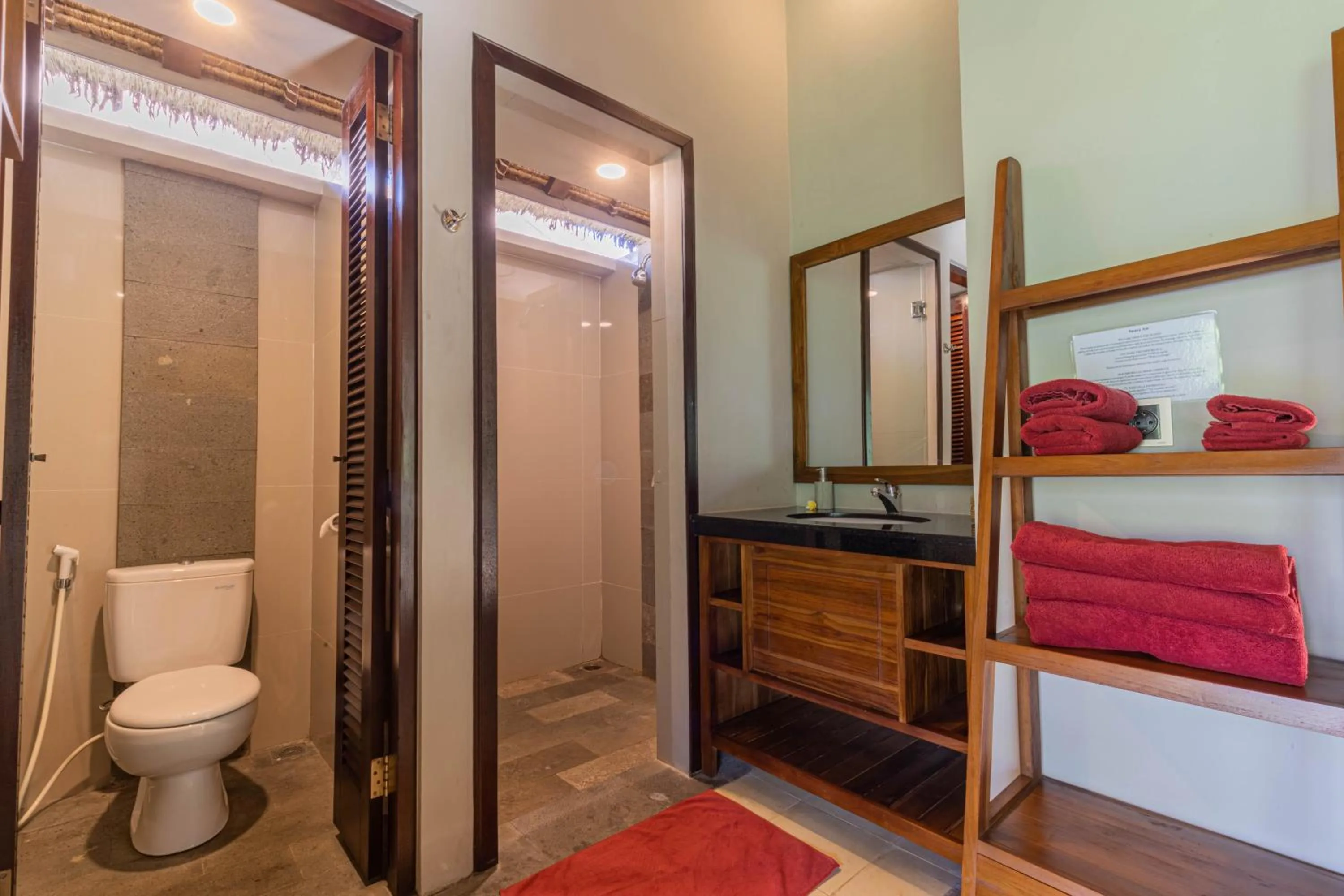 Shower in Suara Air Luxury Villa Ubud