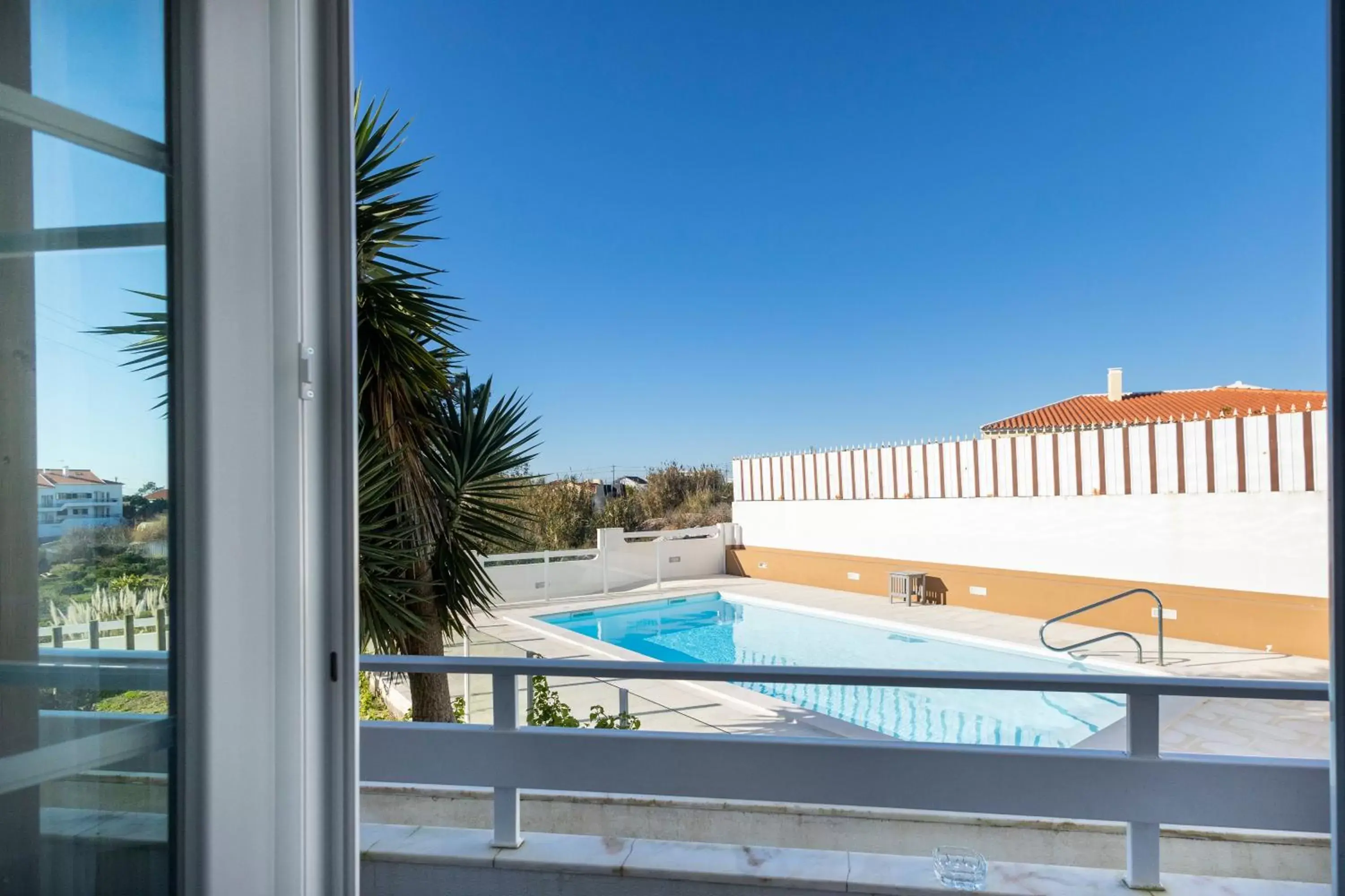 View (from property/room), Pool View in Beach House Outeirinho