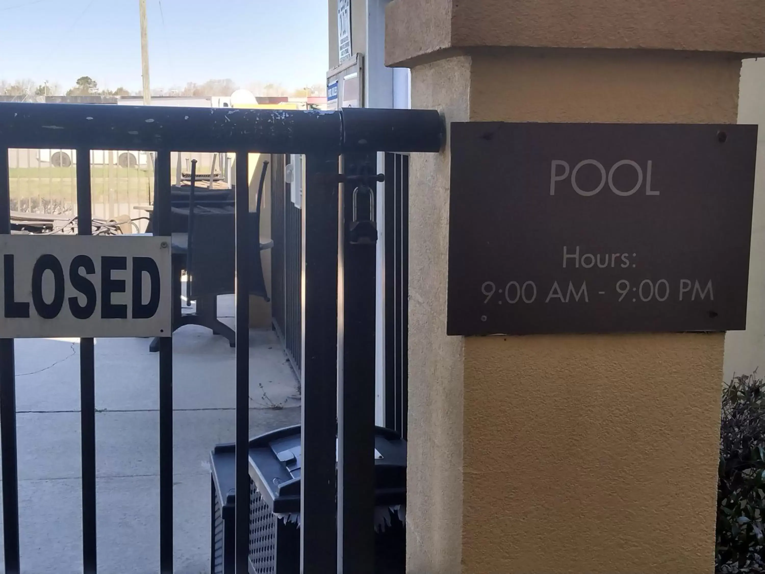 Swimming pool in Comfort Inn Livingston Swimming pool in Comfort Inn Livingston