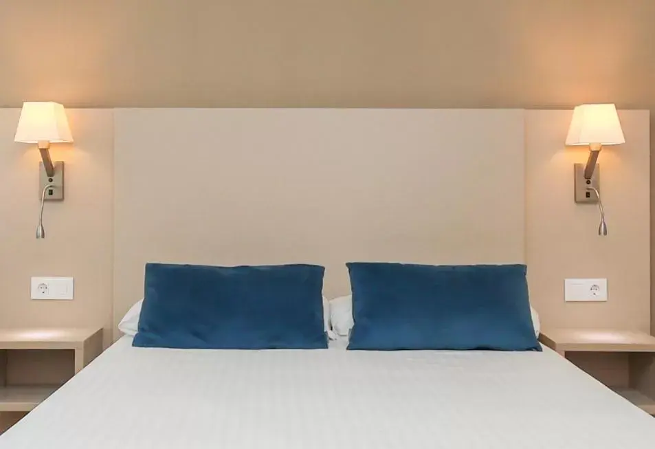 Bed in Hotel Lauria