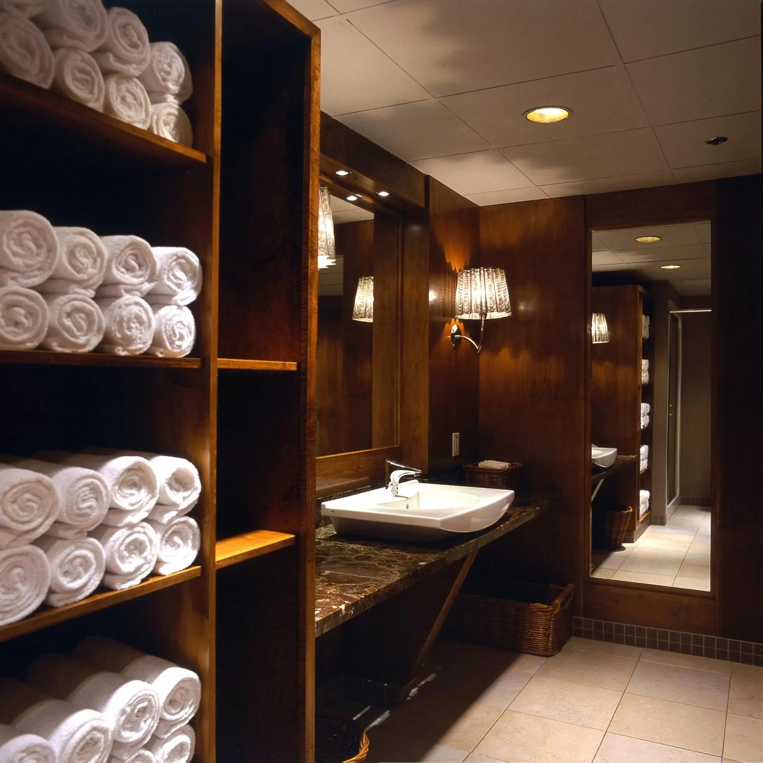 Fitness centre/facilities, Bathroom in The Listel Hotel Vancouver
