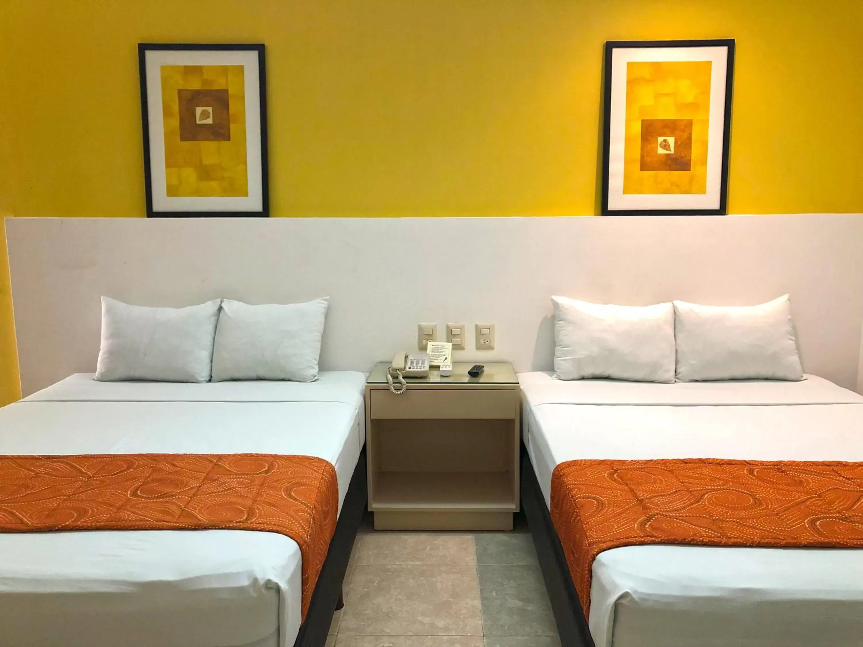 Bed in Hotel Los Cocos Chetumal