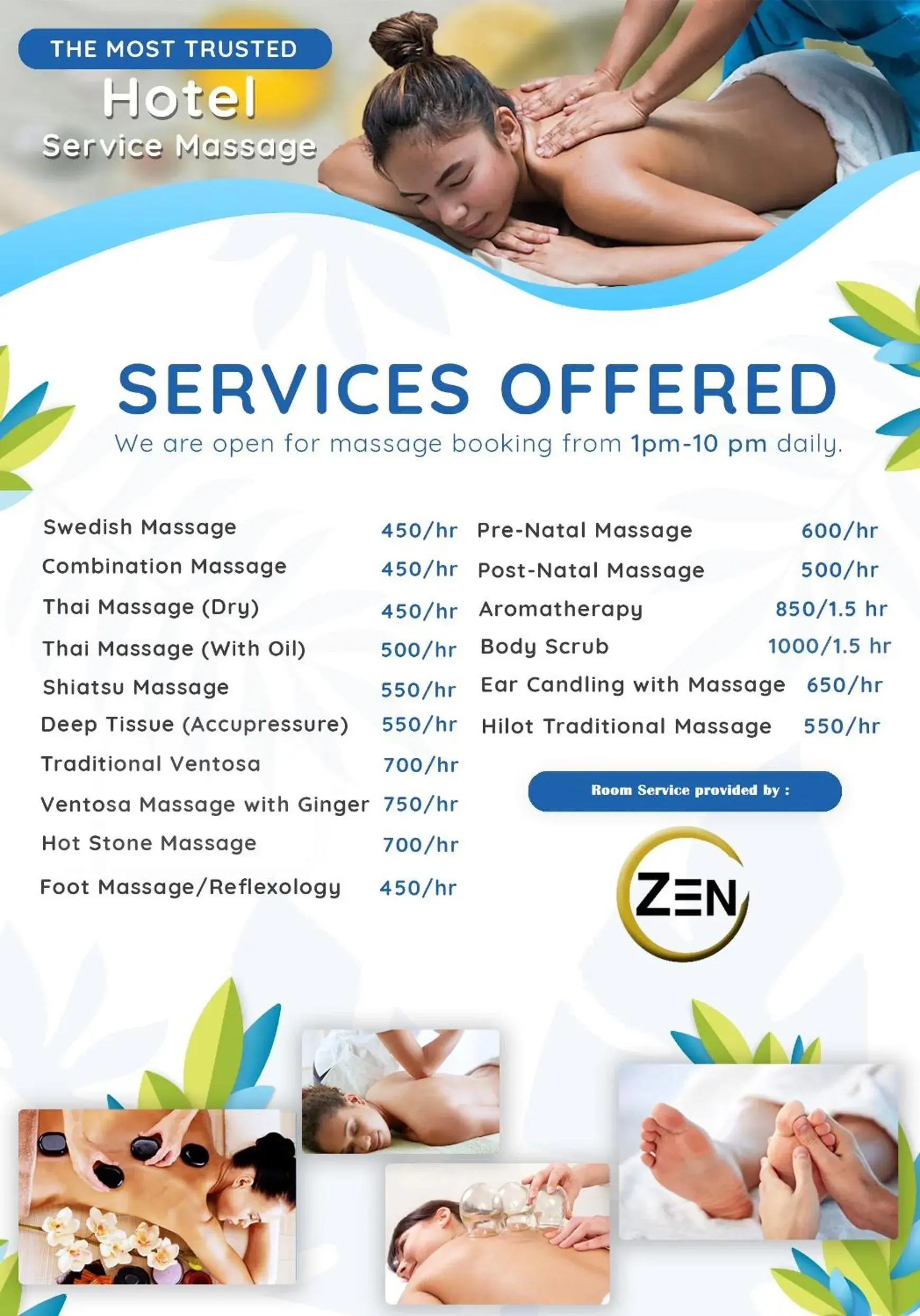 Massage in Oriental Zen Suites