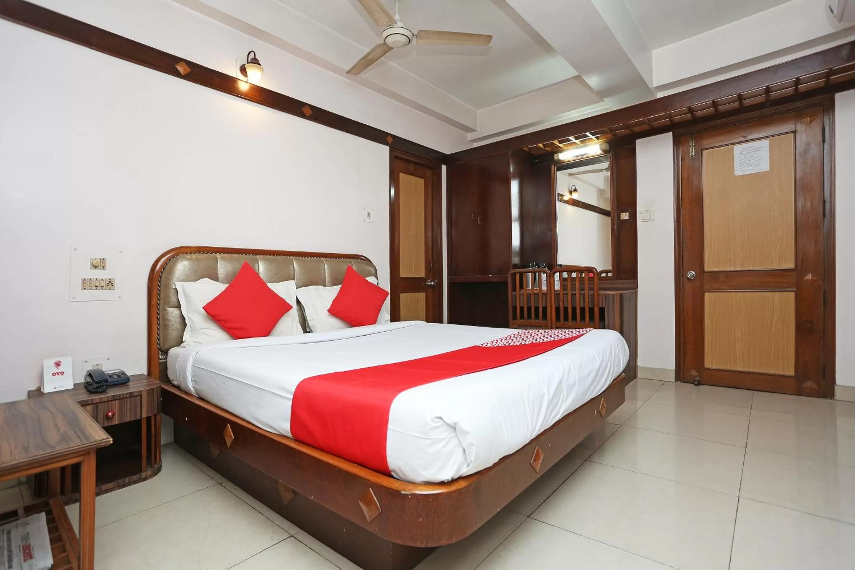 Bed in Hotel Amrit Regency
