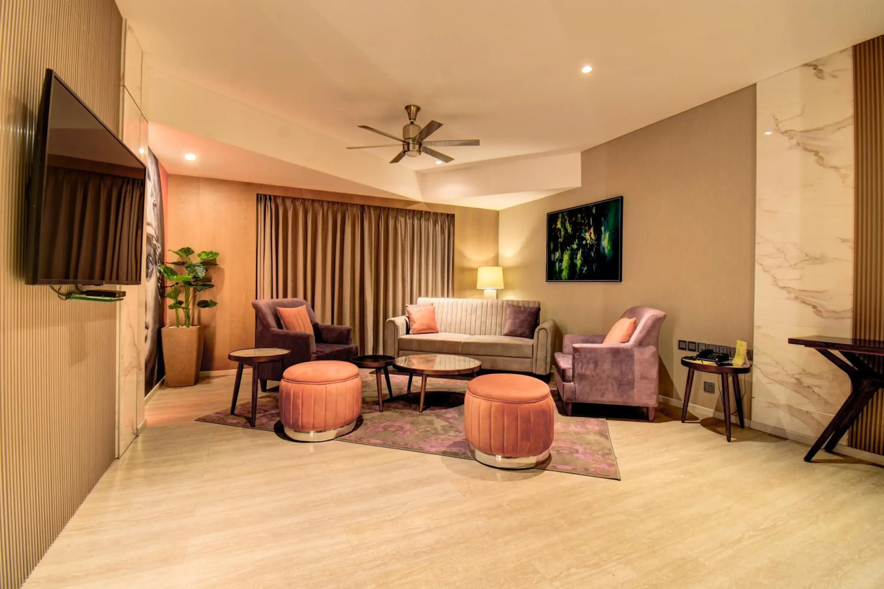 Living room, Seating Area in The Corinthians Resort & Club