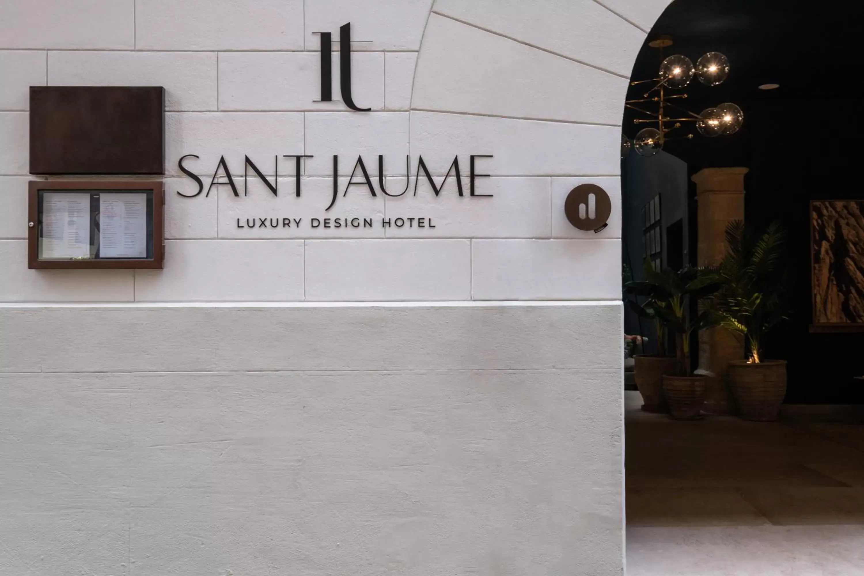 Facade/entrance, Property Logo/Sign in Sant Jaume Design Hotel