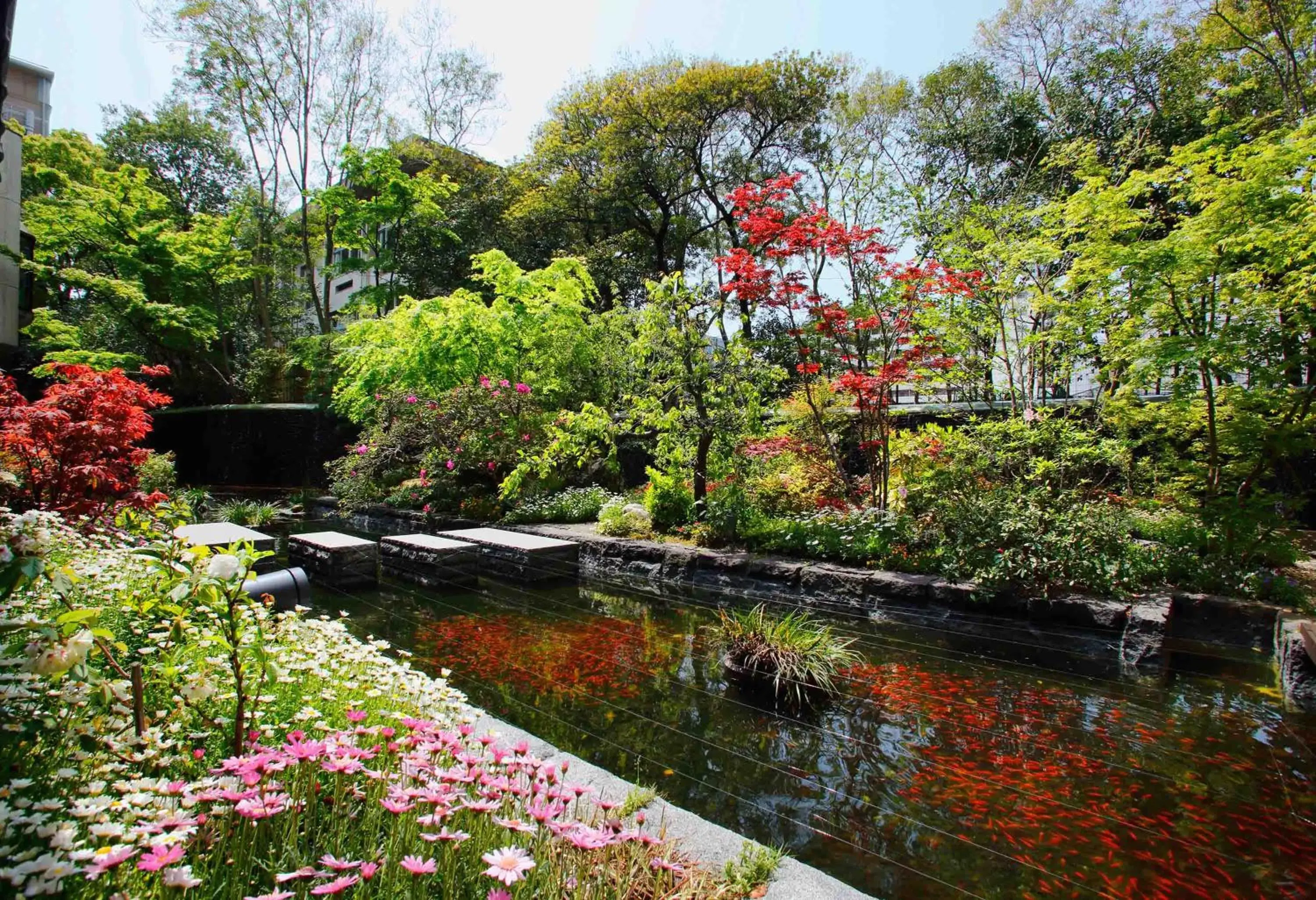 Garden in Nishitetsu Grand Hotel