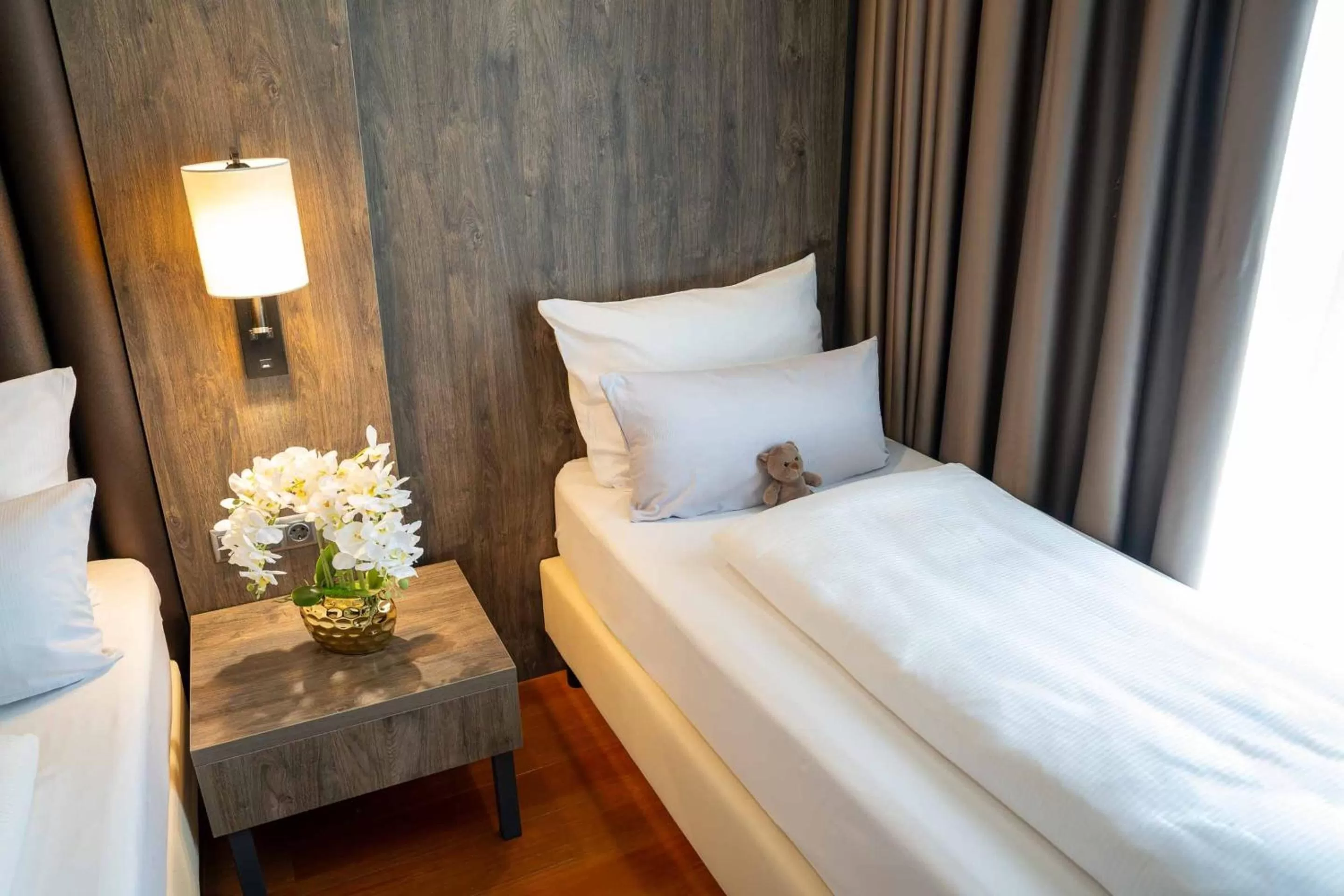 Bed in PLAZA Premium Karlsruhe