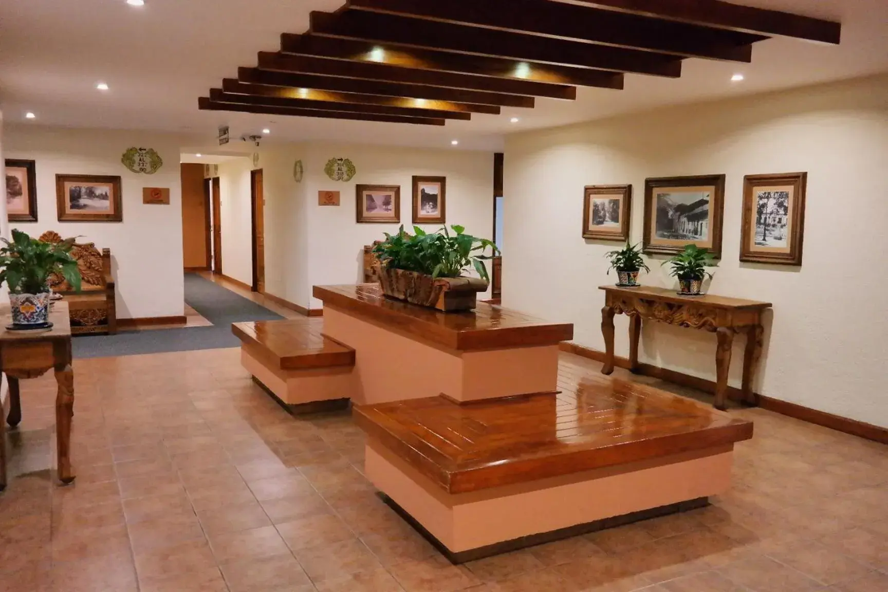 Lobby/Reception in Plaza Uruapan Hotel 