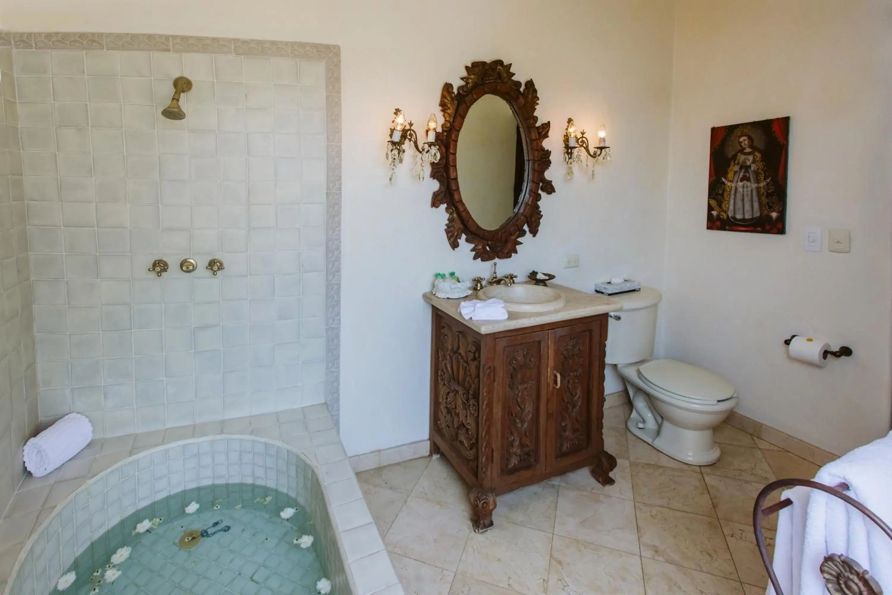 Shower, Bathroom in Hacienda San Angel