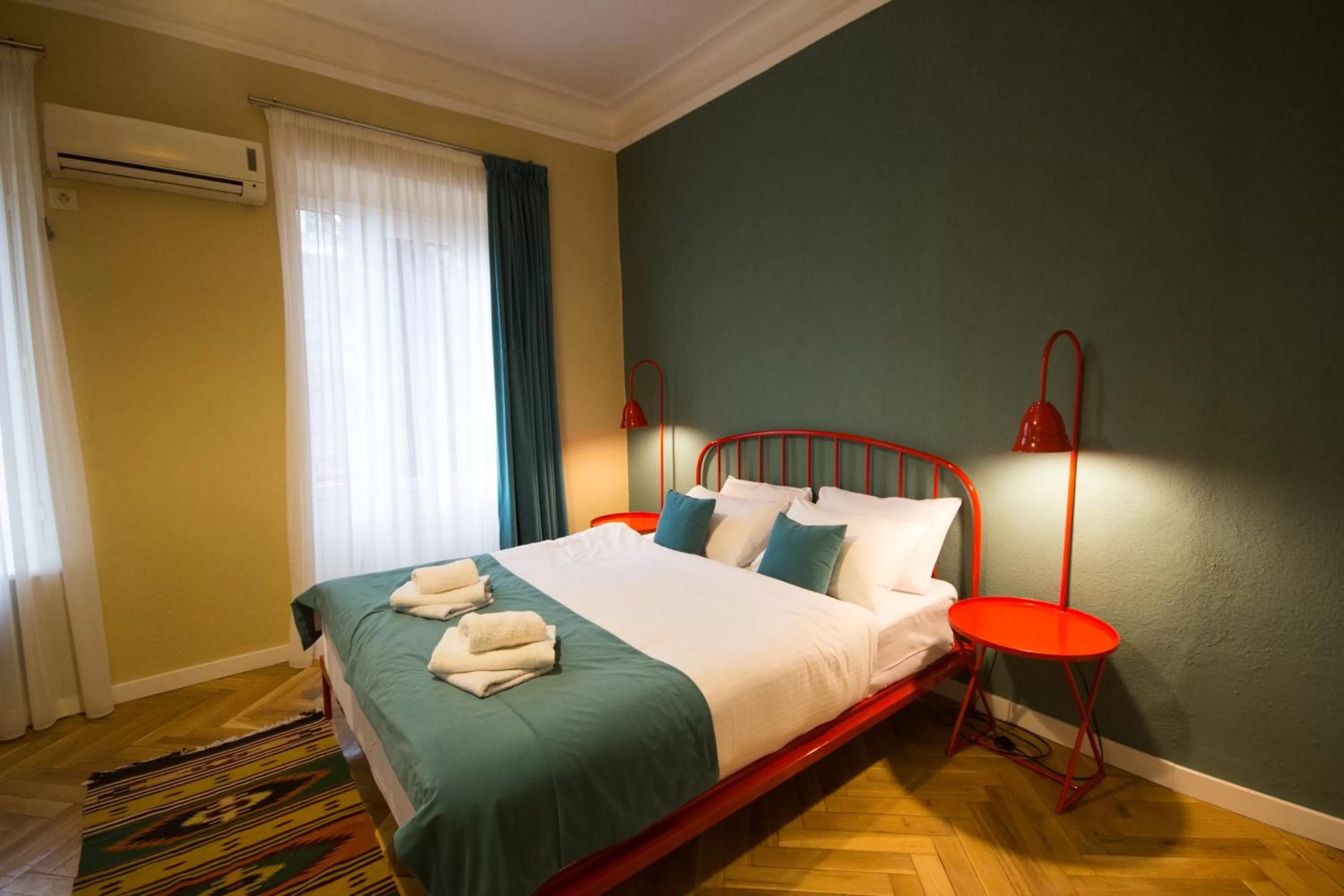 Bed in Hotel Kartli