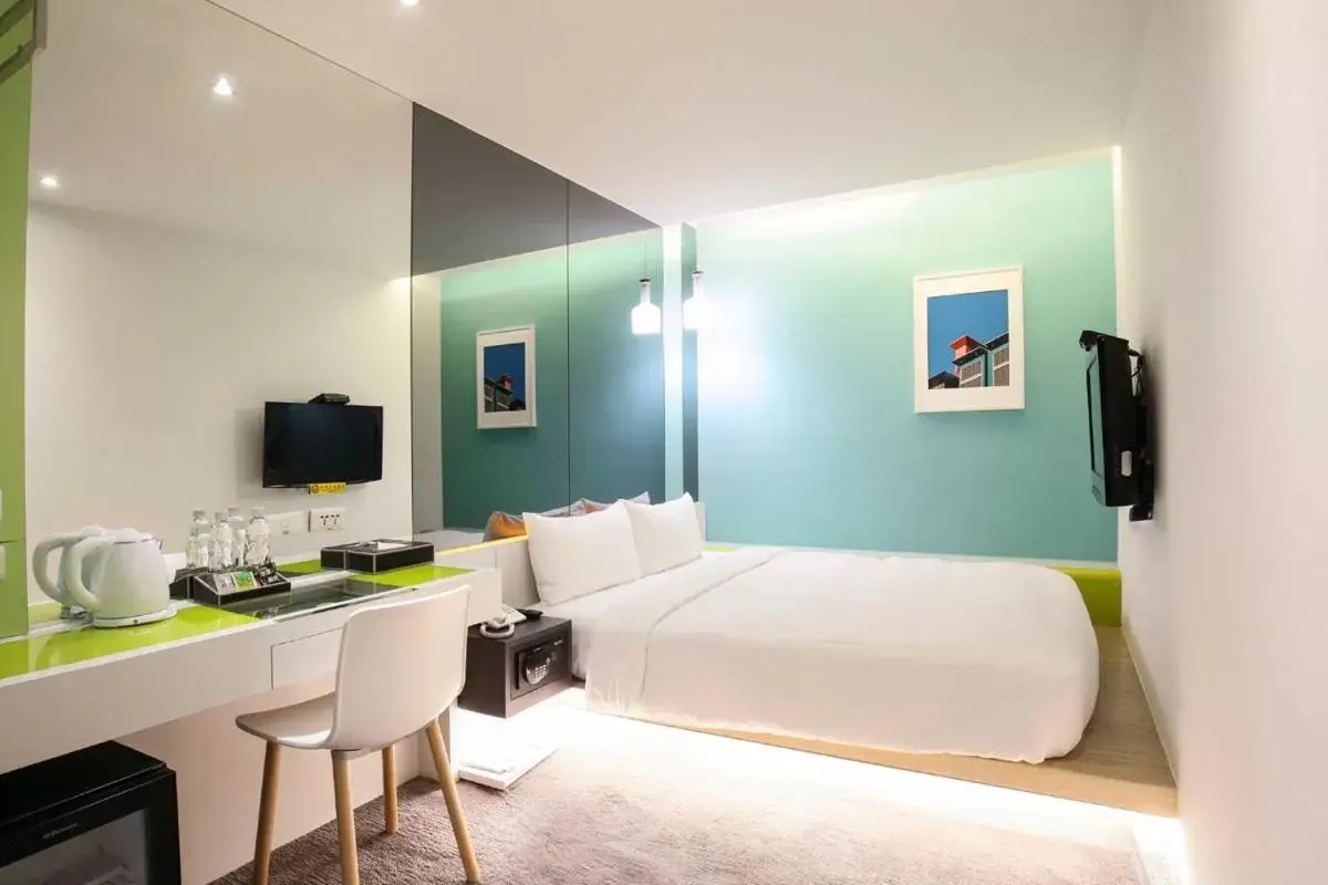 Bedroom, Bed in CityInn Hotel Taipei Station Branch III Bedroom, Bed in CityInn Hotel Taipei Station Branch III