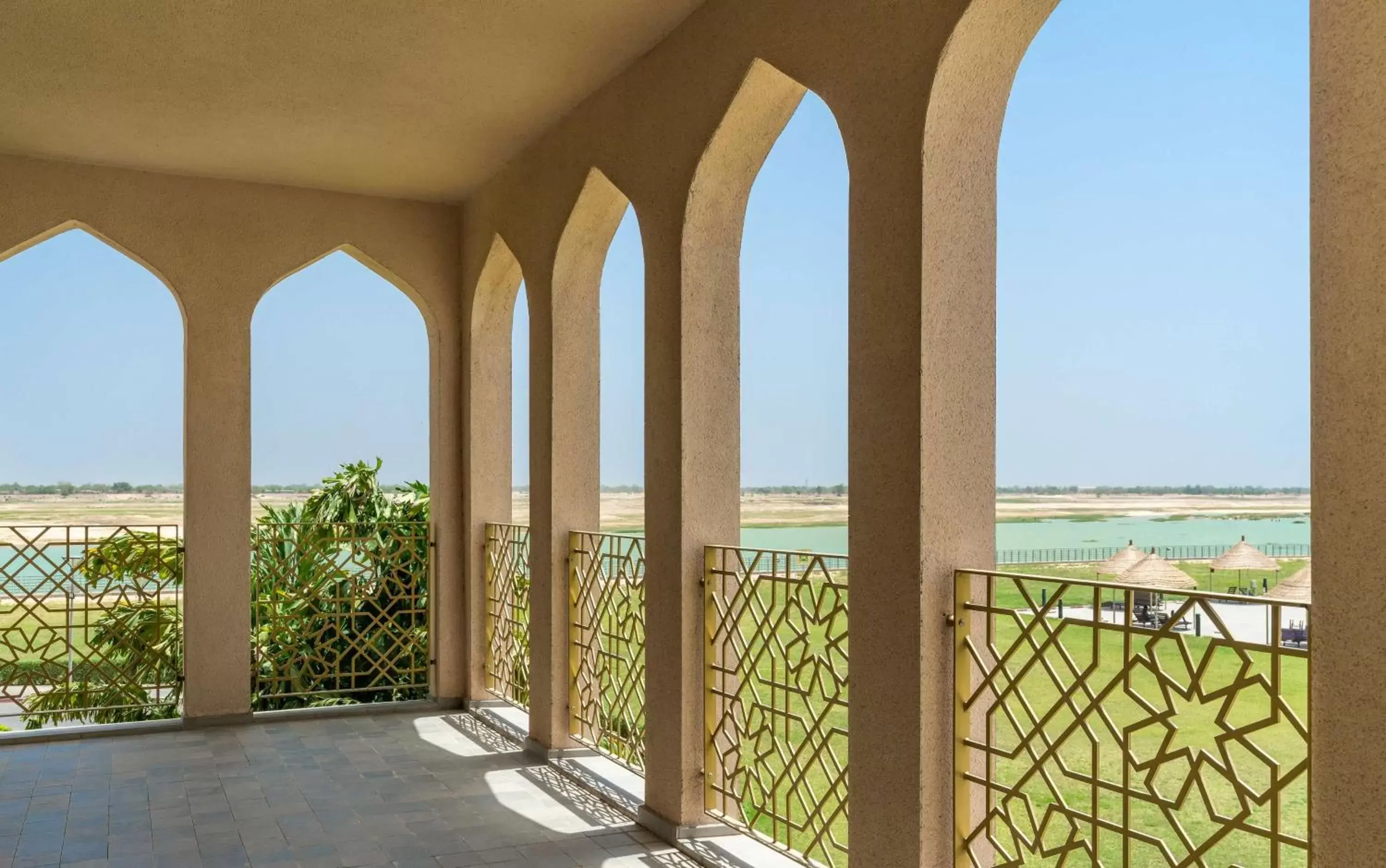 View (from property/room), Balcony/Terrace in Radisson Blu Hotel N'Djamena