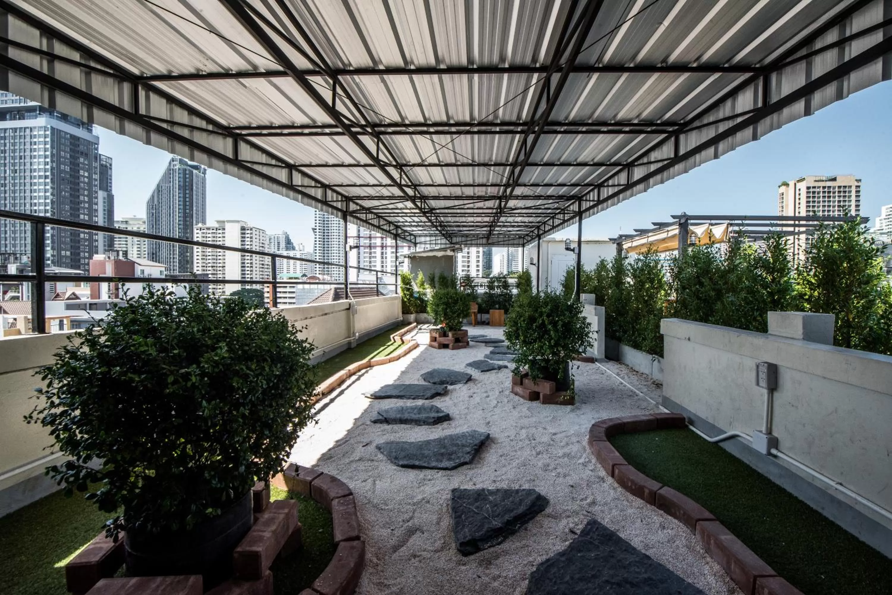 Patio in Theme Boutique Hotel Bangkok