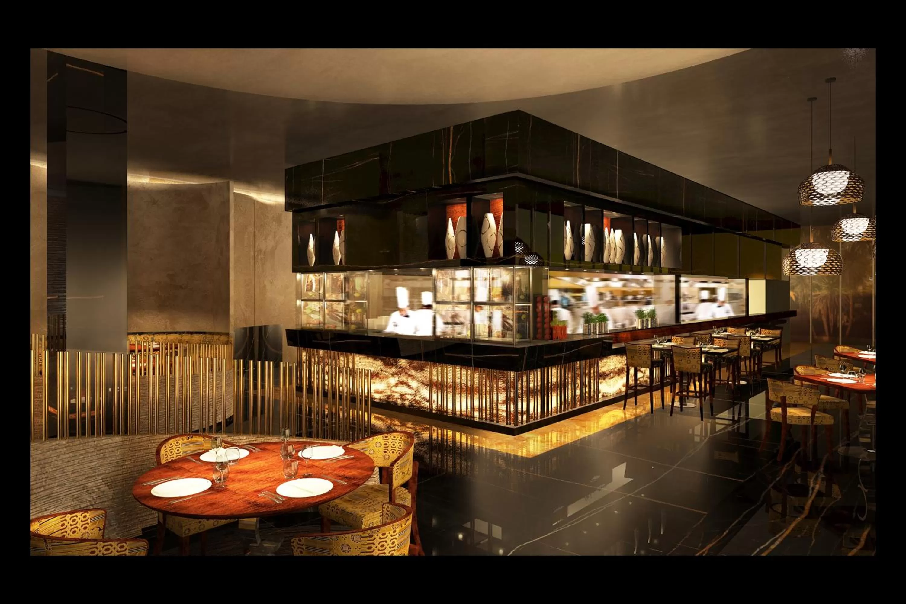 Restaurant/places to eat in Mövenpick Hotel du Lac Tunis