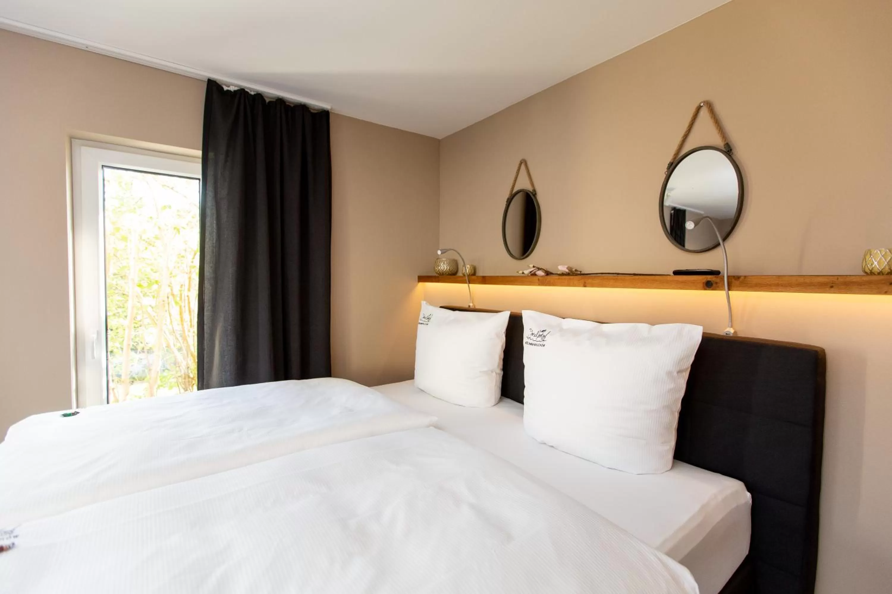 Bed in Hotel Inselhof