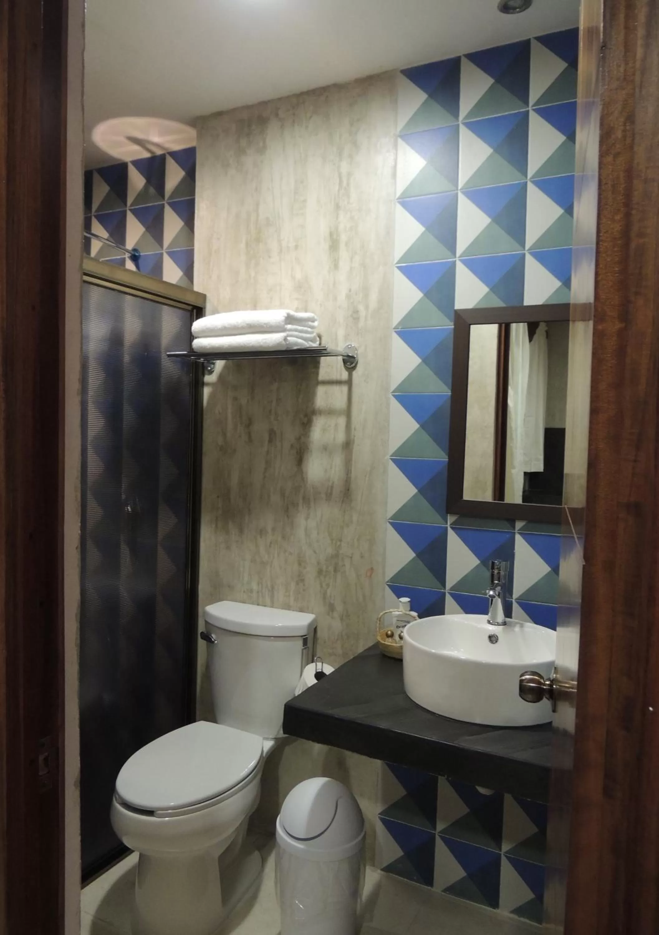 Bathroom in Hotel Boutique Bugambilias