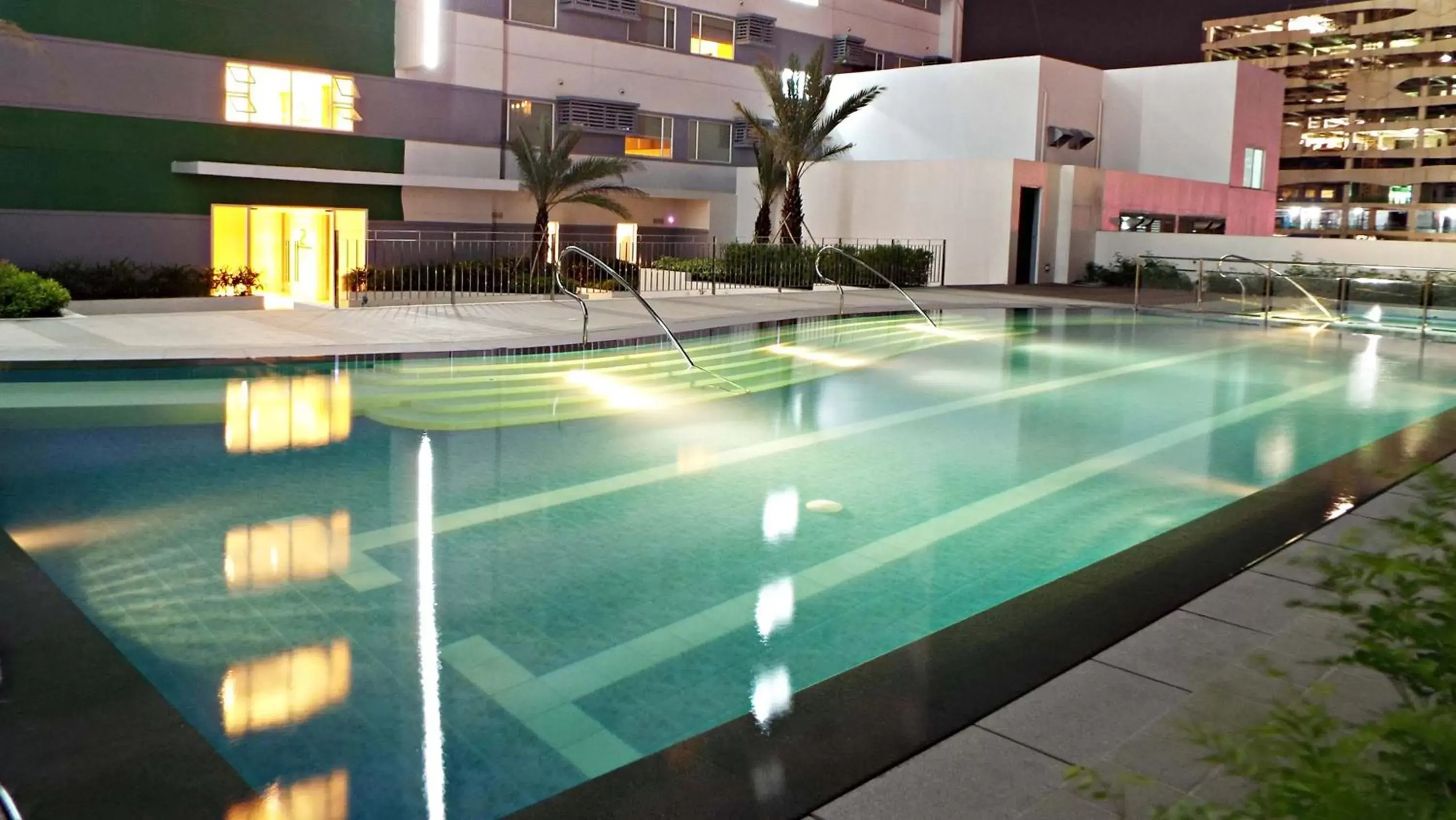 Night, Swimming Pool in Hotel 101 - Manila