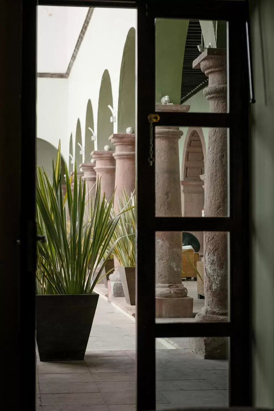 Patio in Hotel La Morada