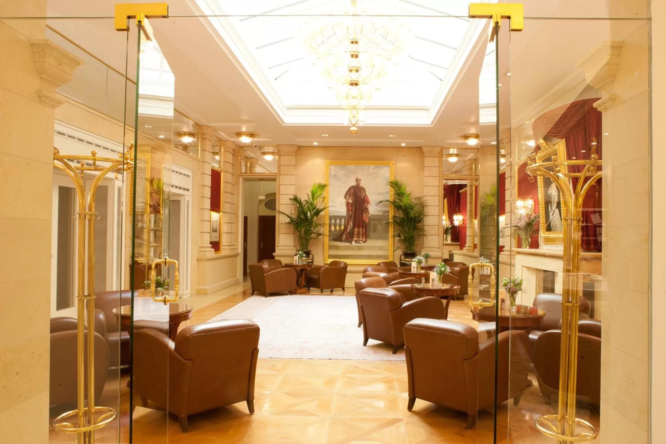 Decorative detail in Hotel Kaiserin Elisabeth