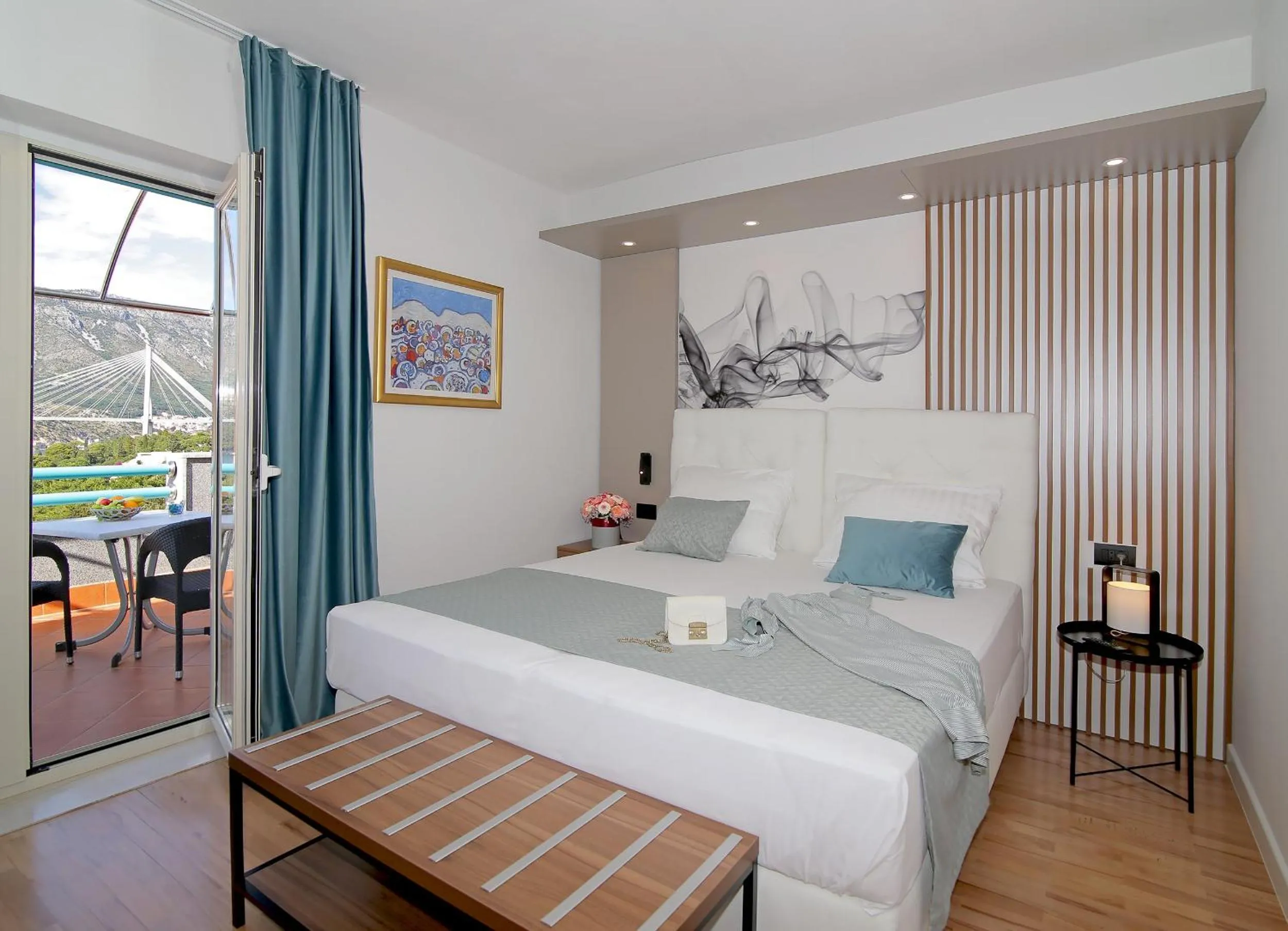 Bedroom, Bed in Villa Antea Apartments with Free Parking
