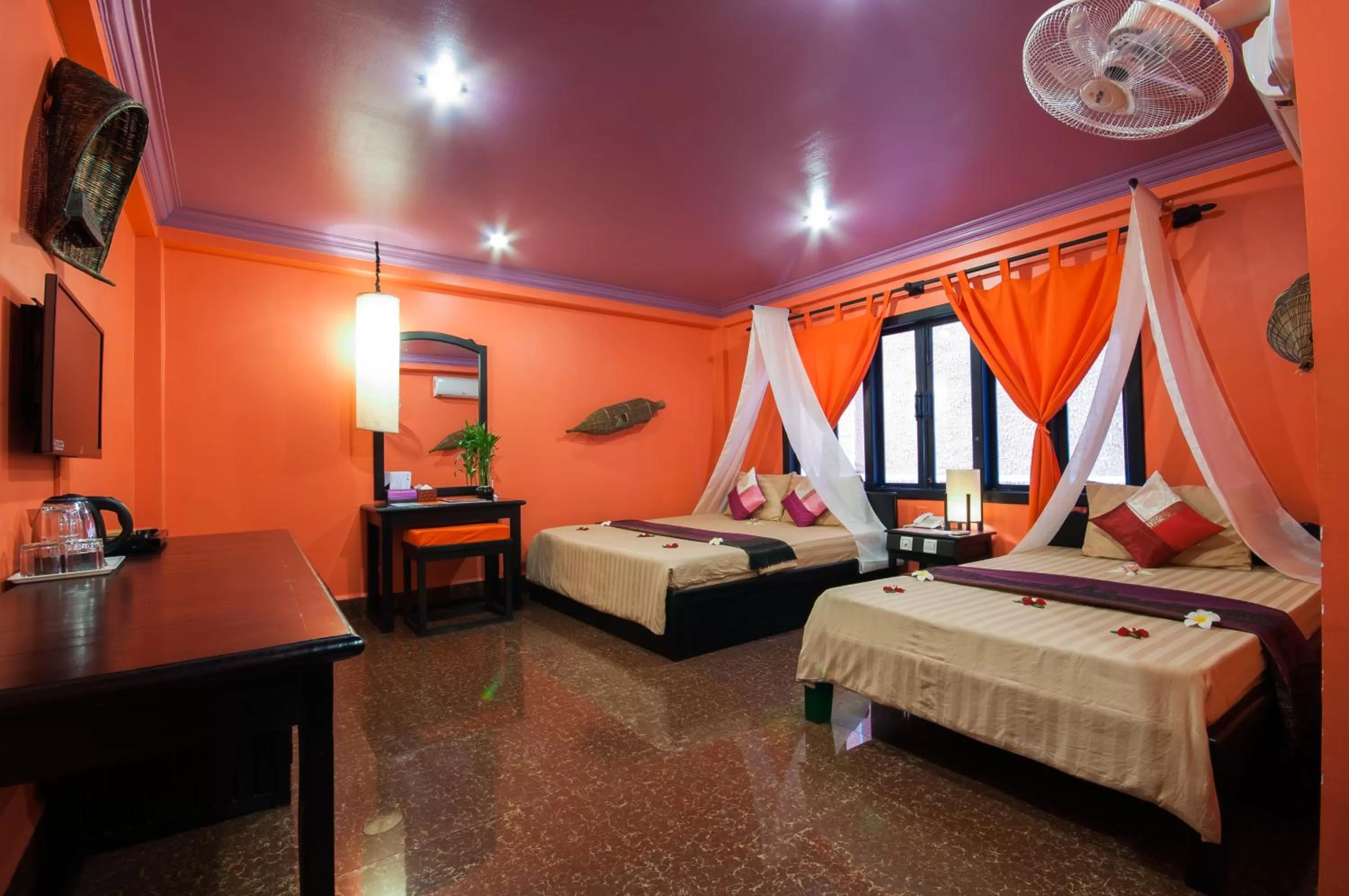 Twin Room with Balcony in Golden Butterfly Villa