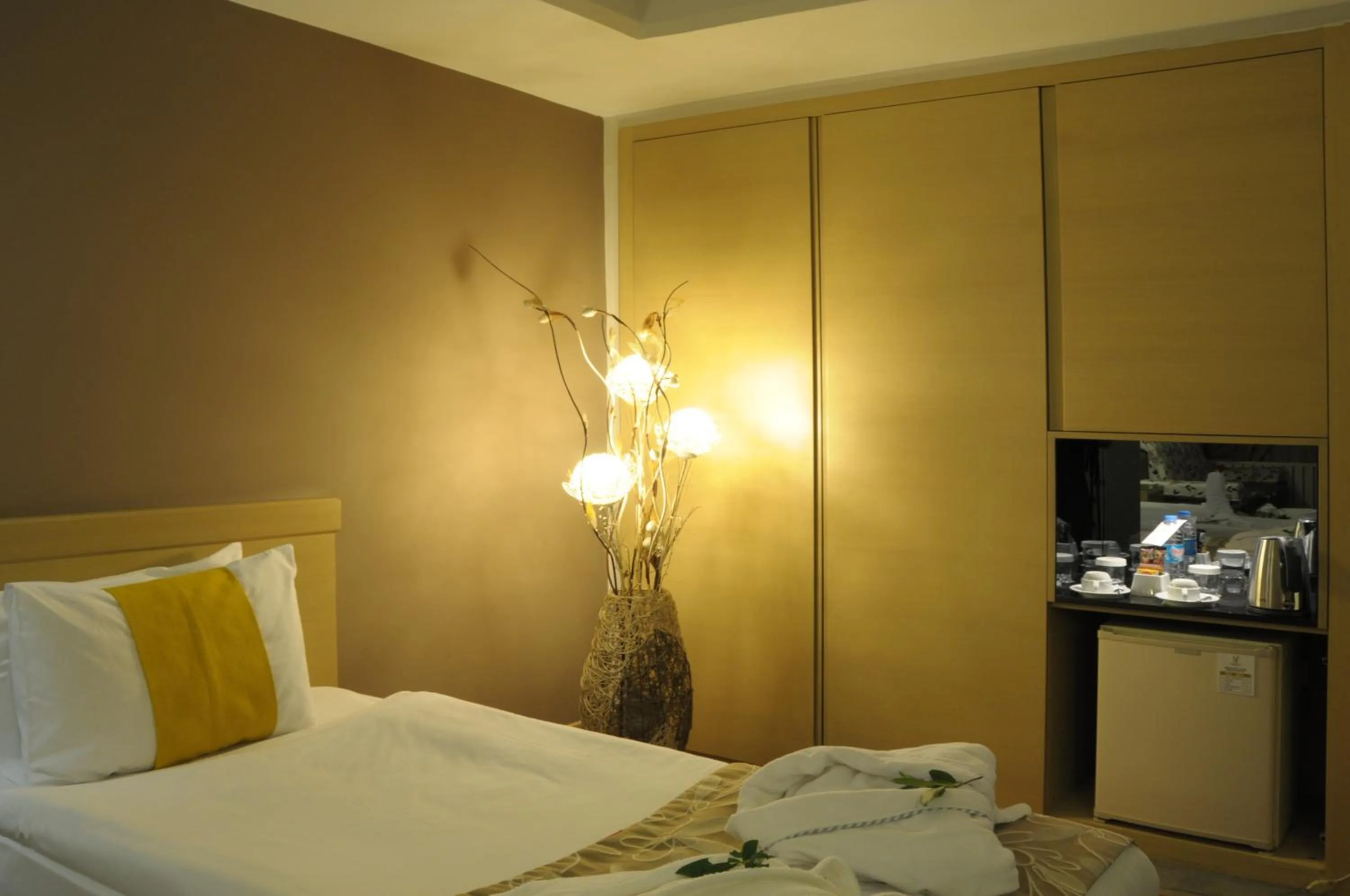 Decorative detail, Bed in SV Business Hotel Diyarbakır