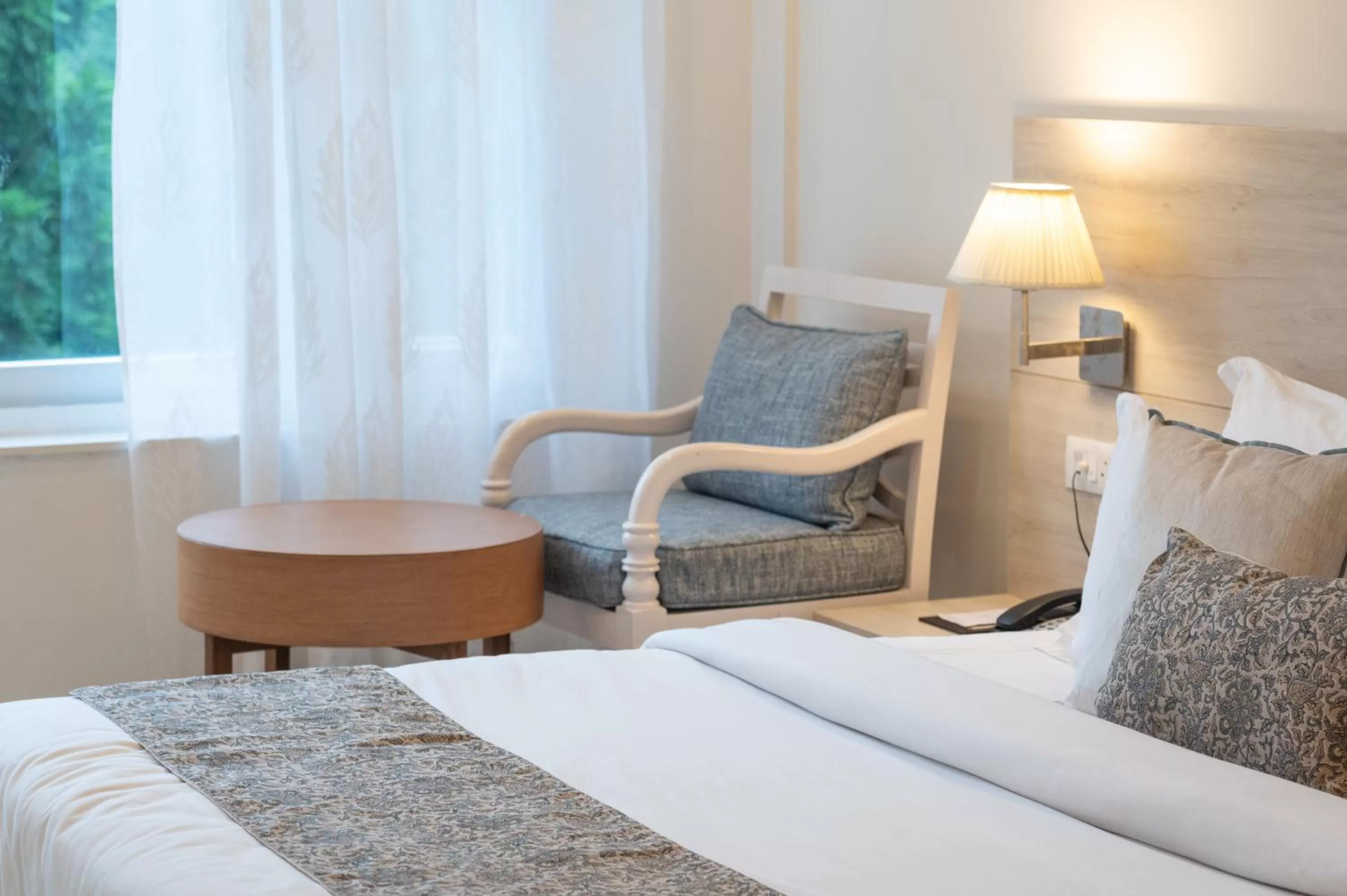 Decorative detail, Bed in Terrakotta Rishikesh