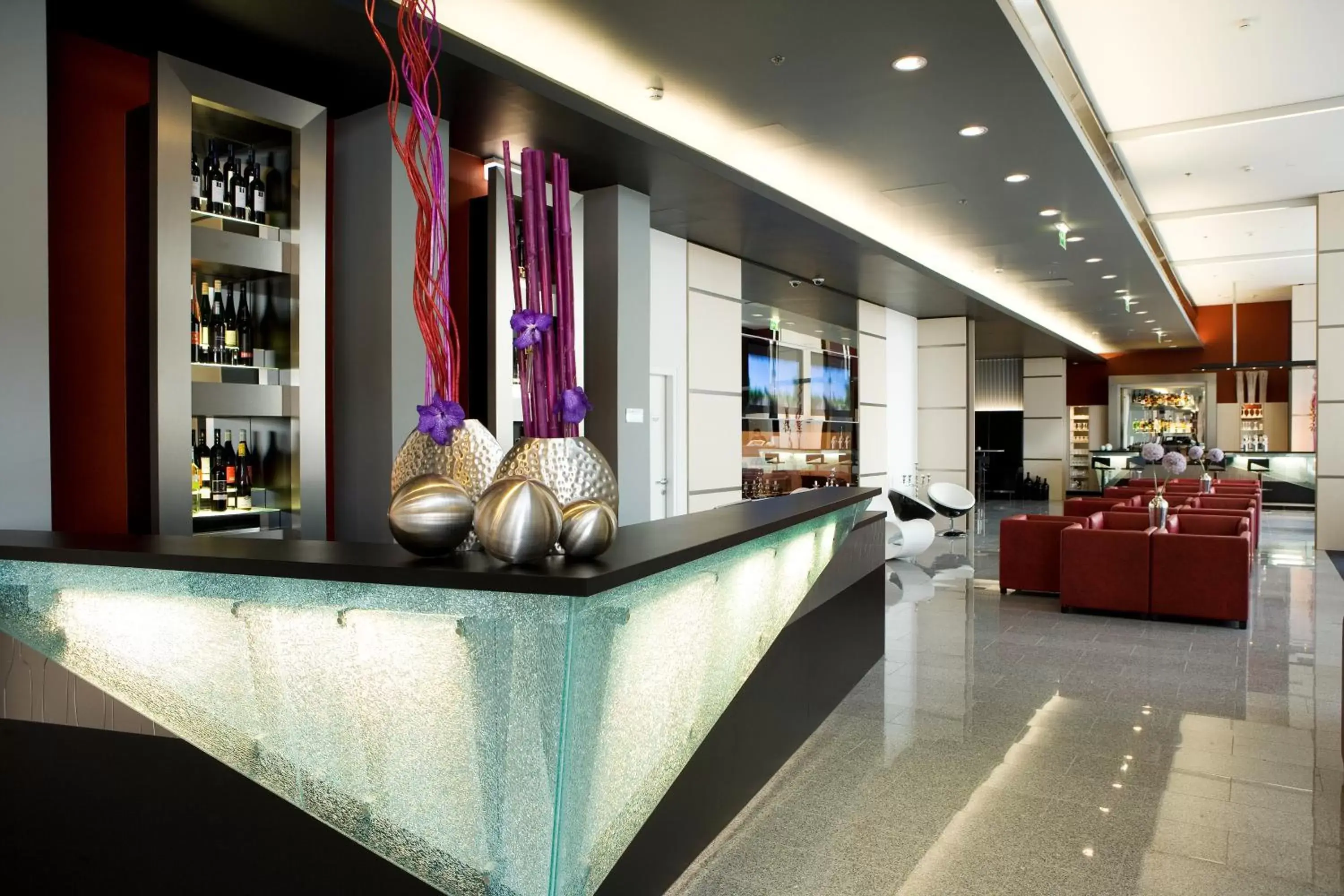 Lobby or reception in Pannonia Tower Lobby or reception in Pannonia Tower