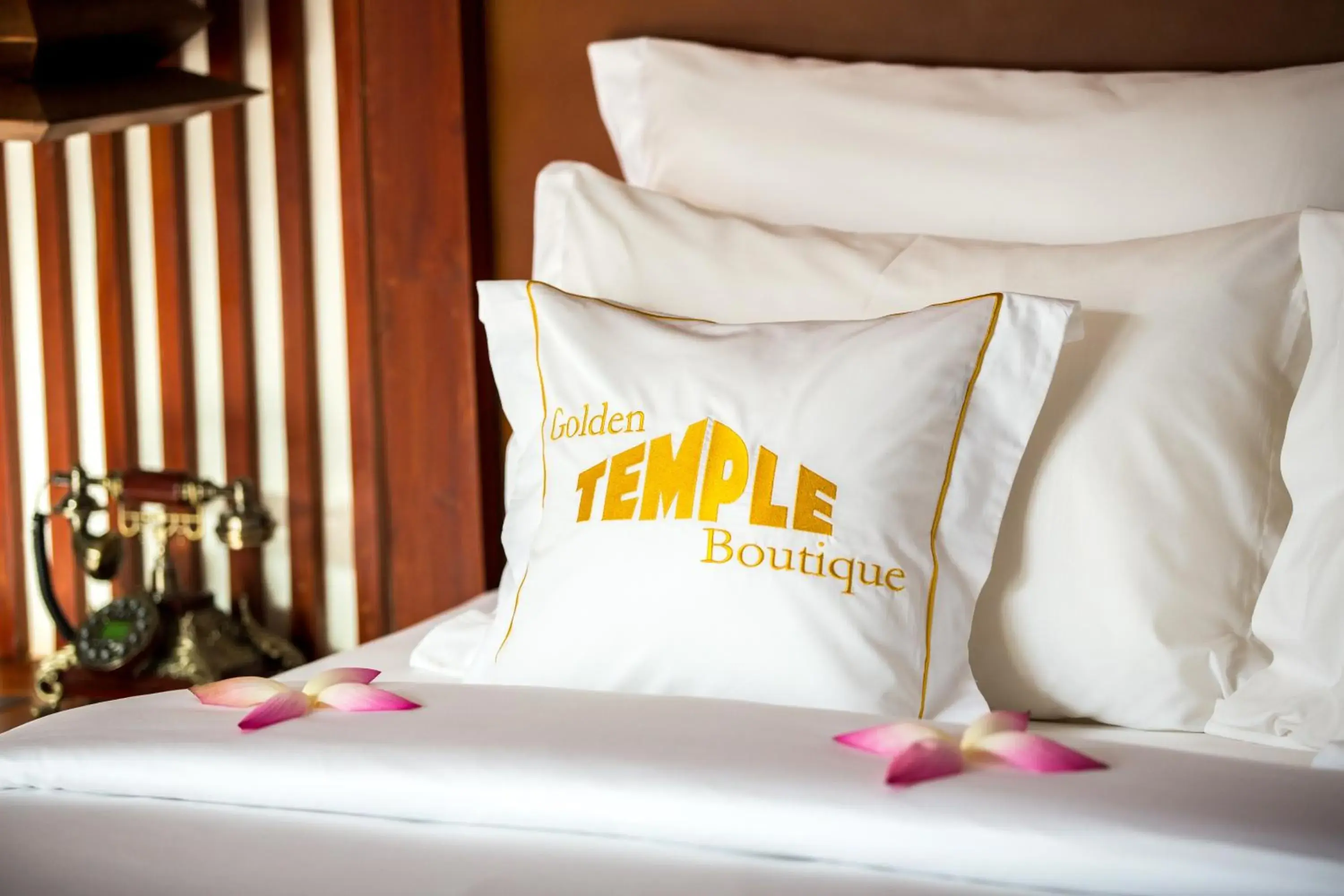 Bedroom, Bed in Golden Temple Boutique