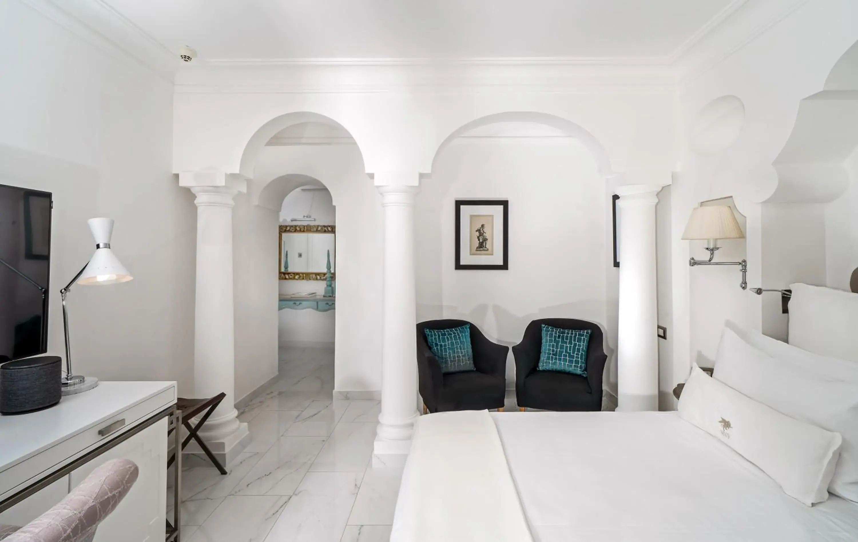 Bedroom, Seating Area in Hotel Villa Franca