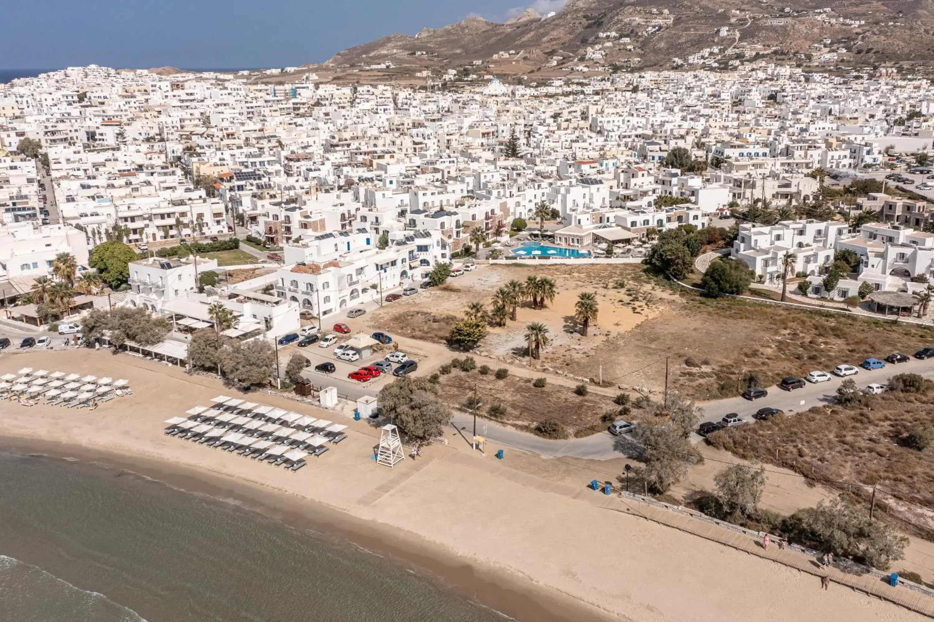 Bird's-eye View in Naxos Resort Beach Hotel