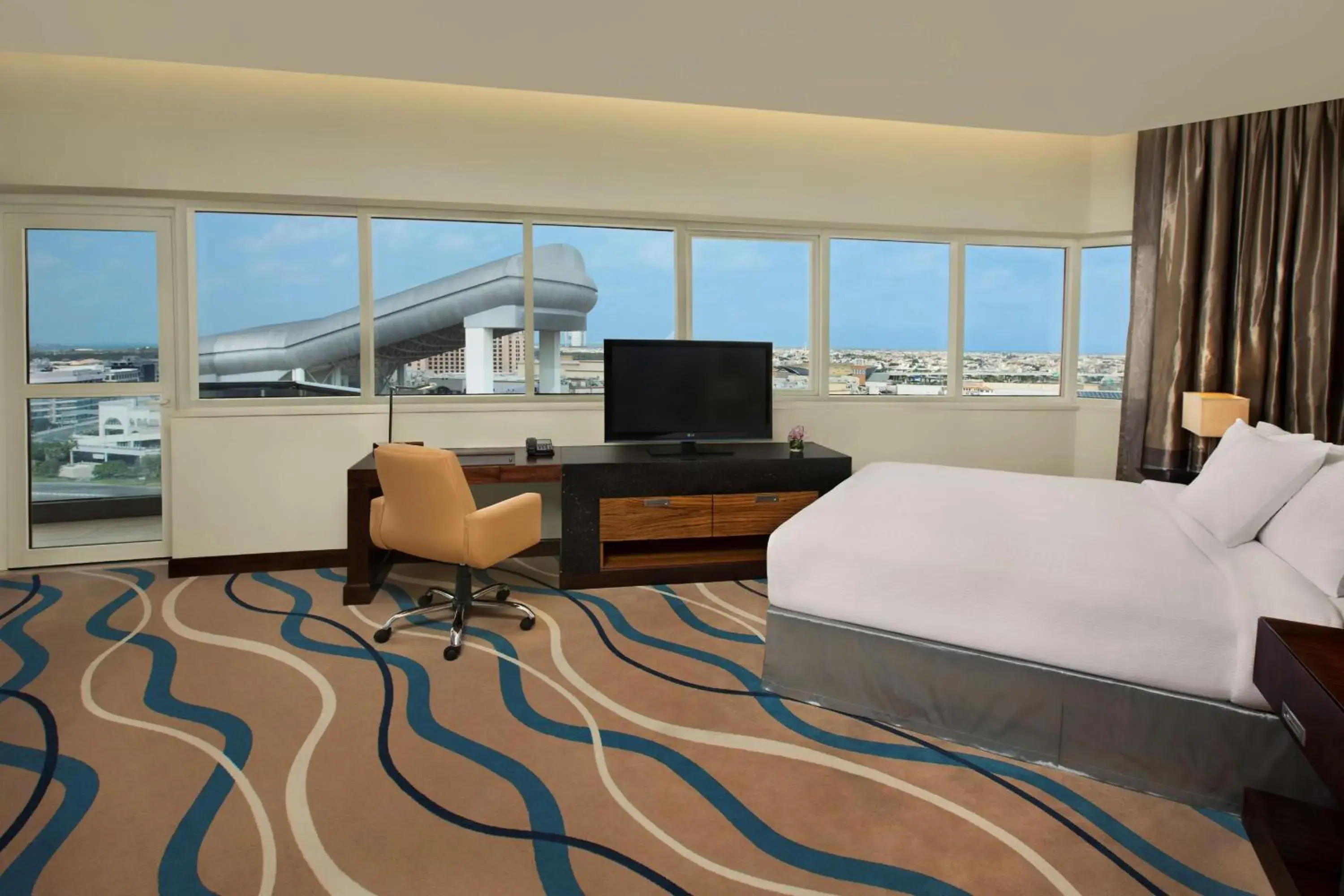 Bedroom in DoubleTree by Hilton Hotel and Residences Dubai – Al Barsha