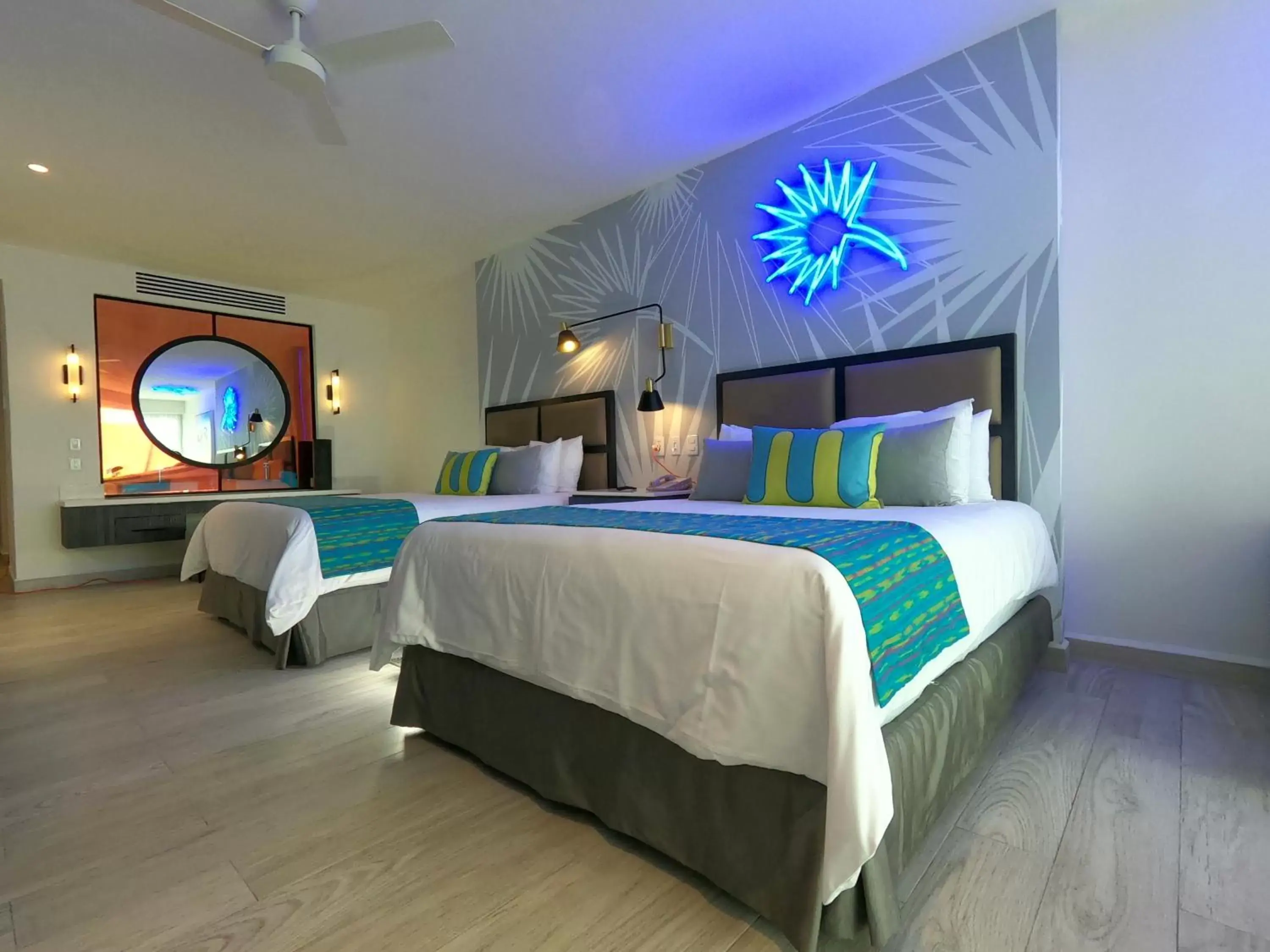 Bed in Almar Resort Luxury LGBT Beach Front Experience