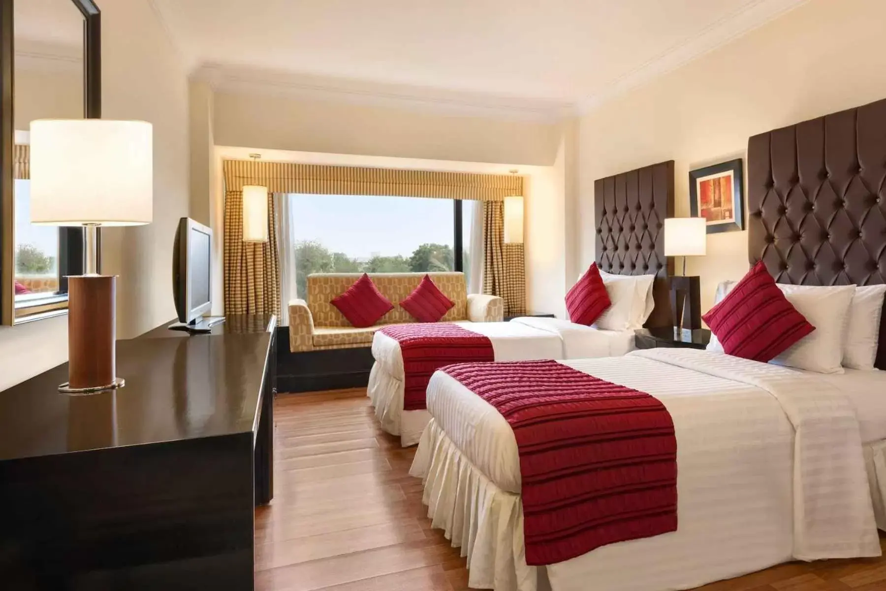 Bed in Ramada Plaza by Wyndham Karachi Airport Hotel Bed in Ramada Plaza by Wyndham Karachi Airport Hotel