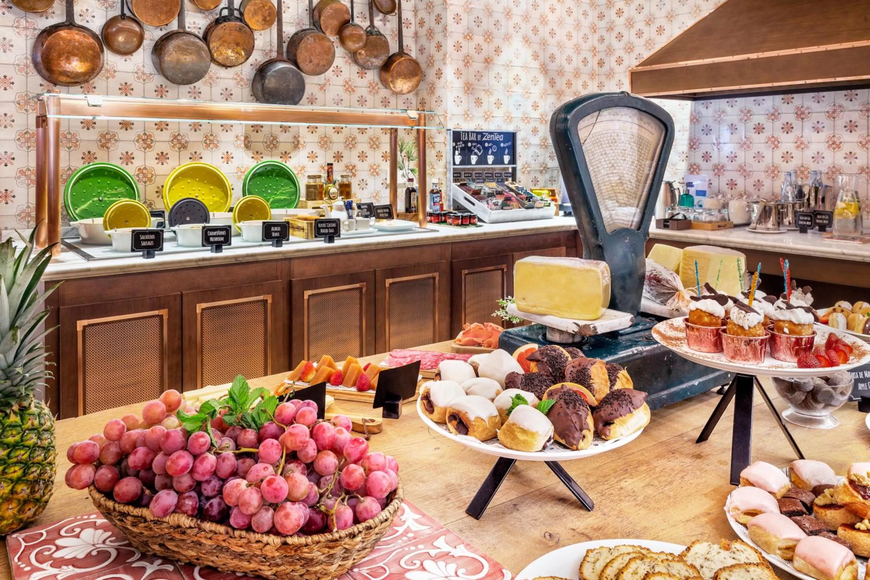 Buffet breakfast in H10 Corregidor Boutique Hotel