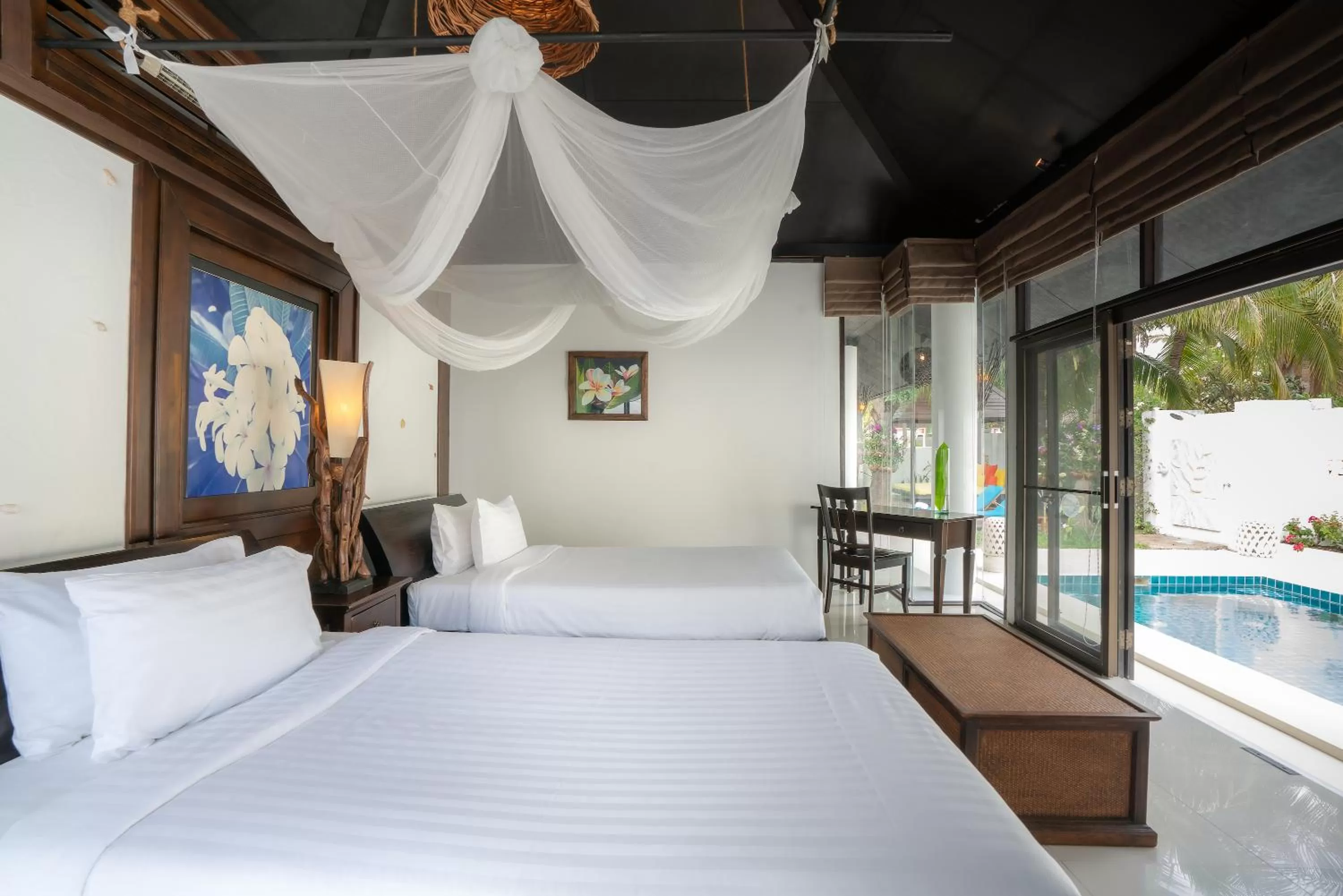 Bedroom, Bed in Dhevan Dara Resort & Spa Hua Hin - Pool Villa