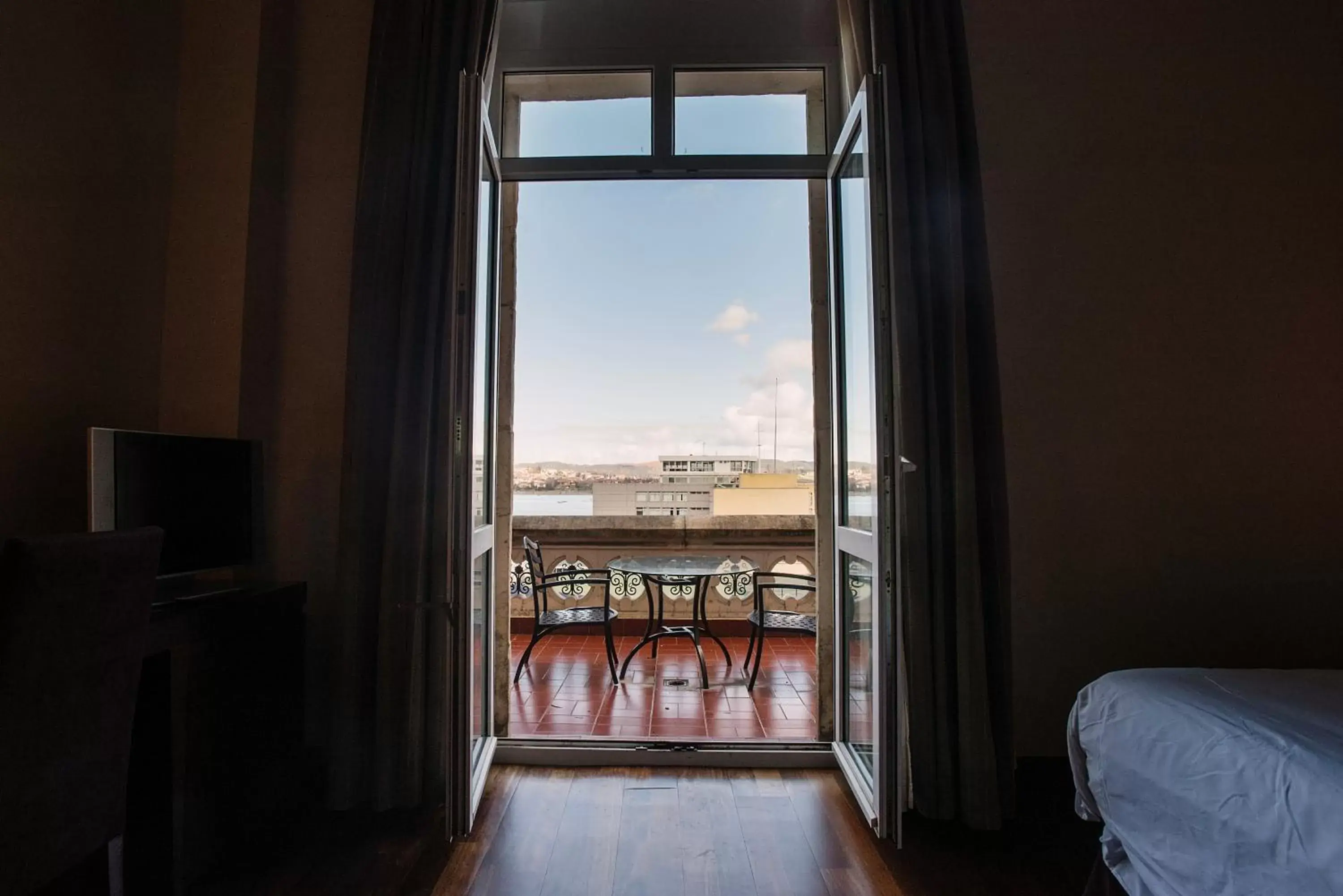 Balcony/Terrace, View in Hotel URH Palacio de Oriol