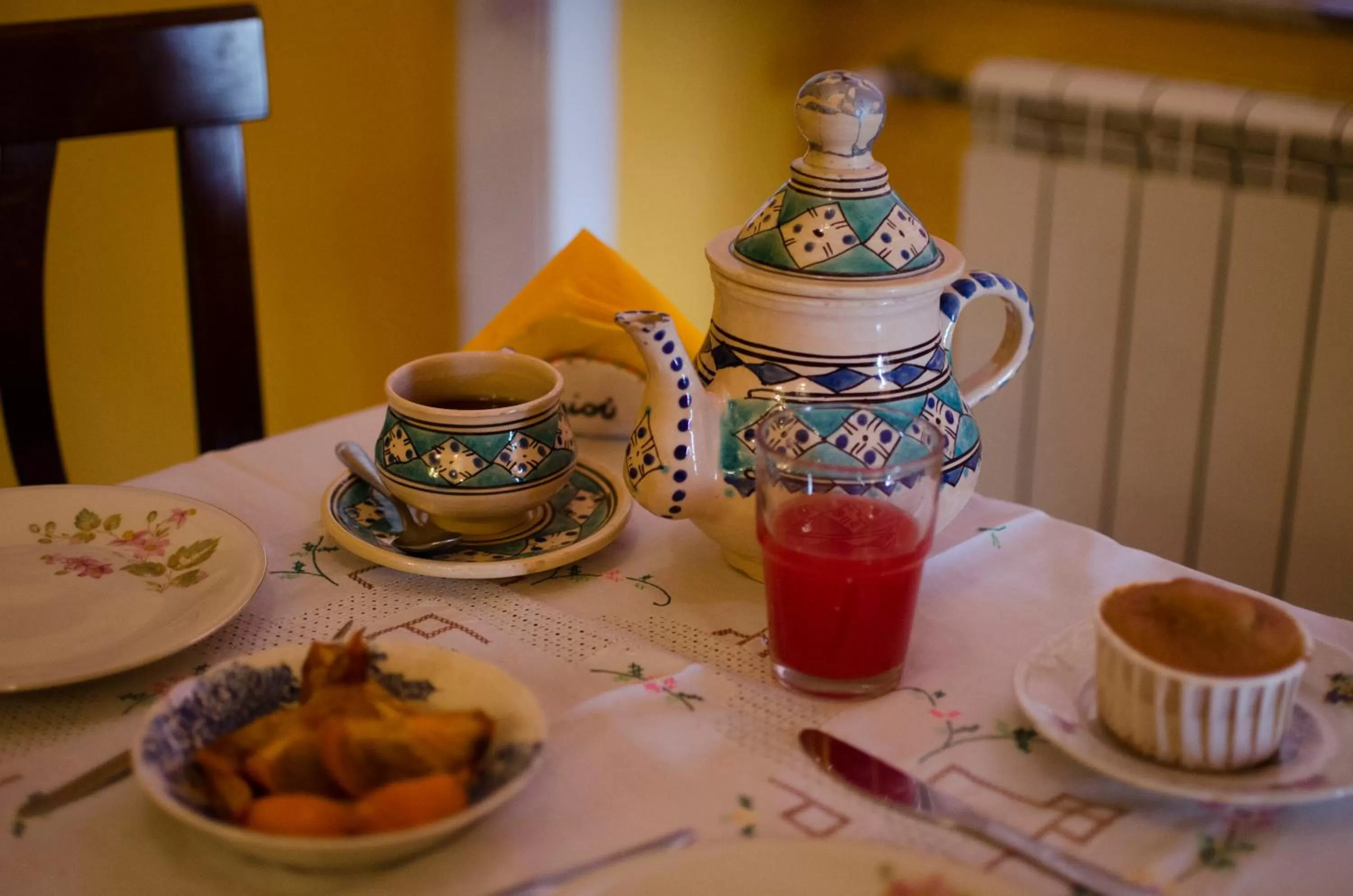 Food and drinks in A Casa di Mamma