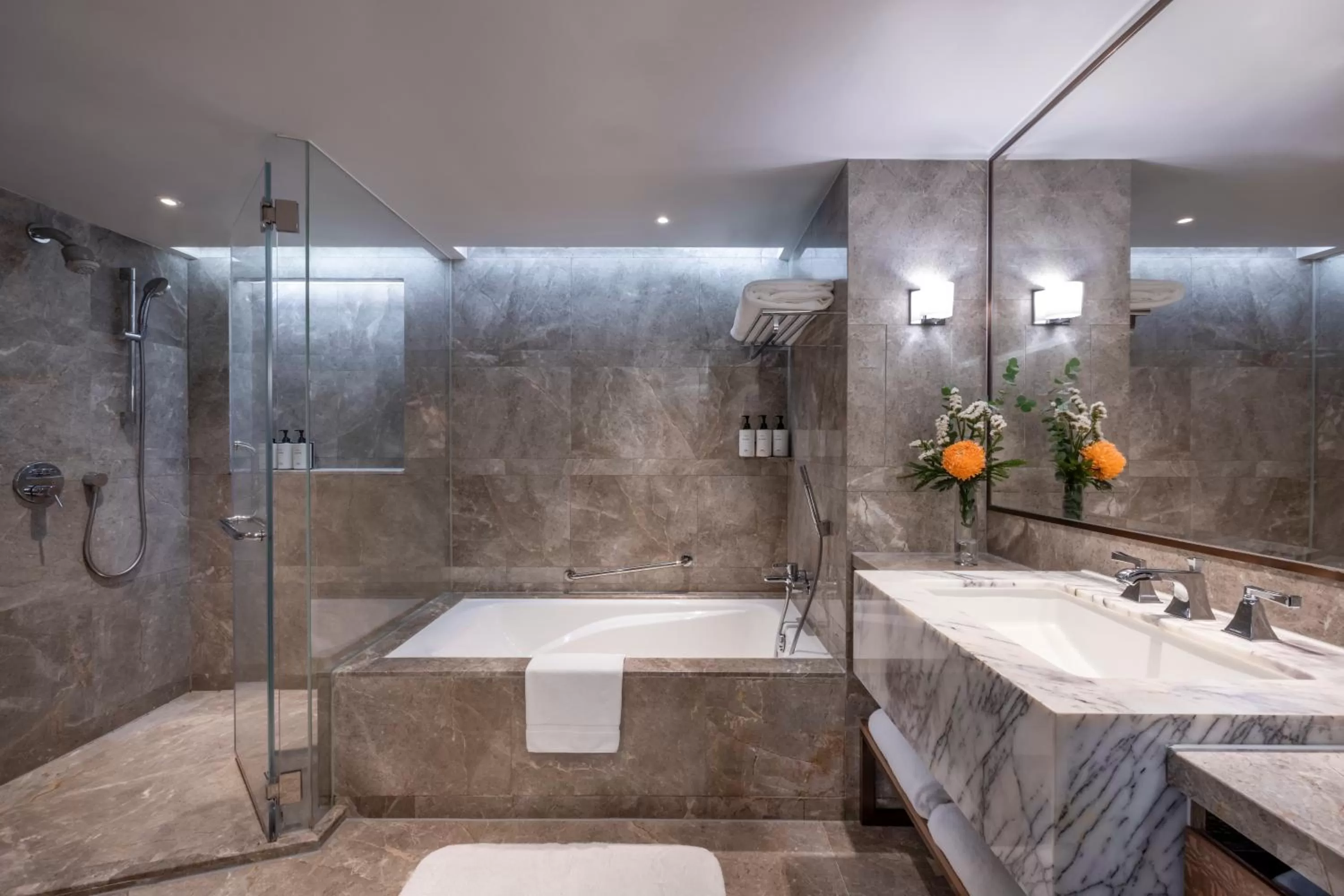 Shower in InterContinental Grand Stanford Hong Kong by IHG
