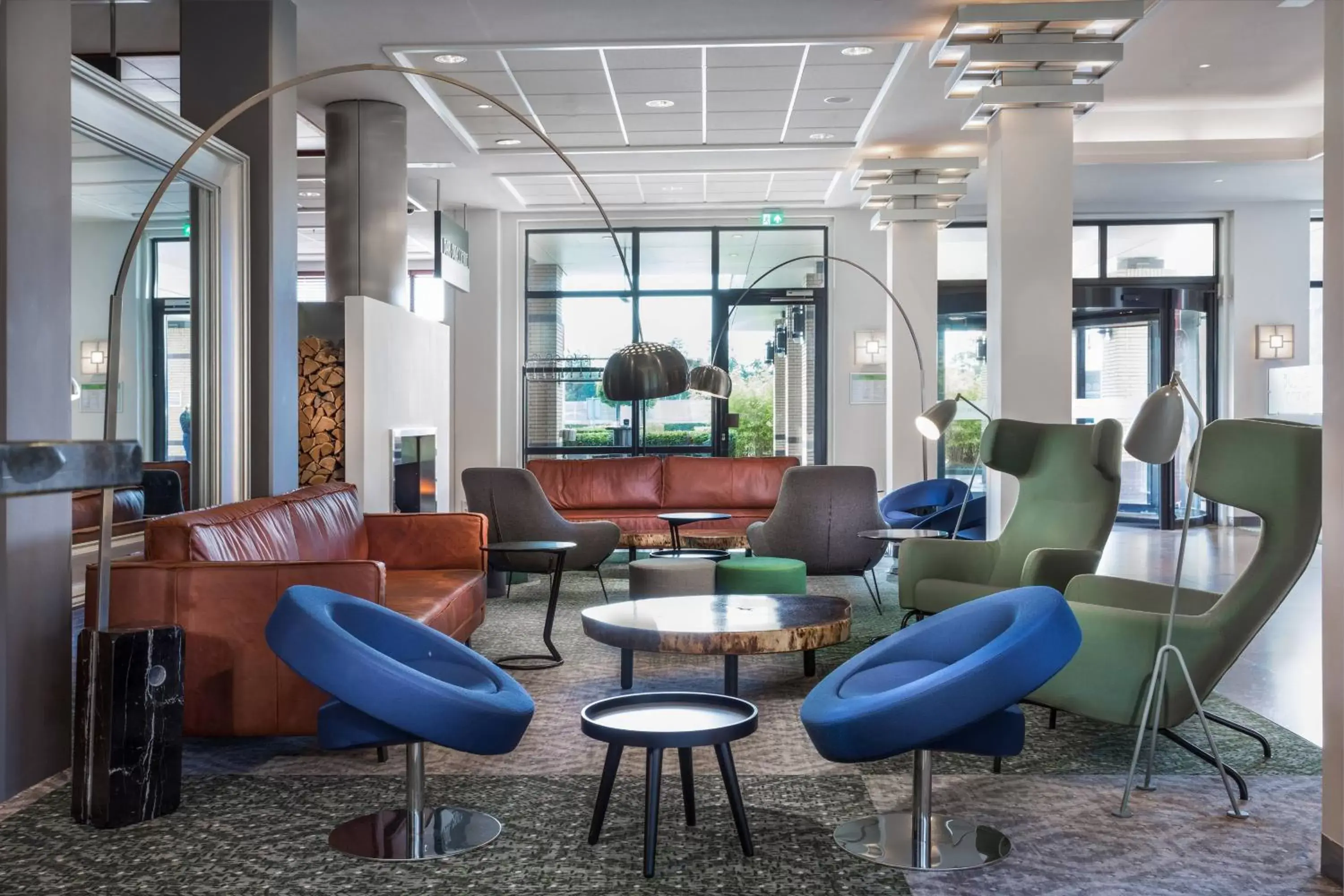 Lobby or reception, Lounge/Bar in Courtyard by Marriott Amsterdam Airport
