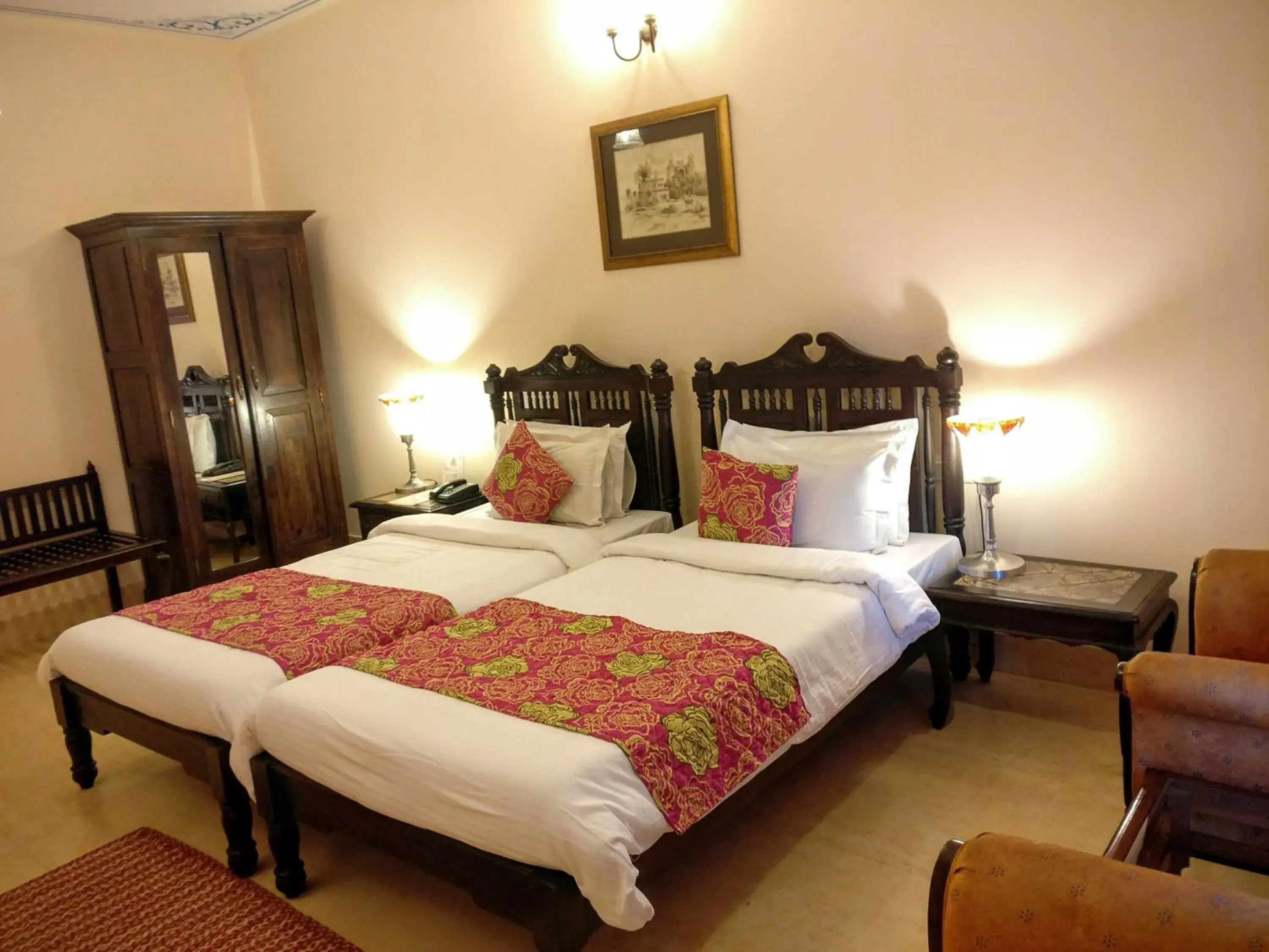 Photo of the whole room, Room Photo in Suryaa Villa Jaipur - A Boutique Heritage Haveli