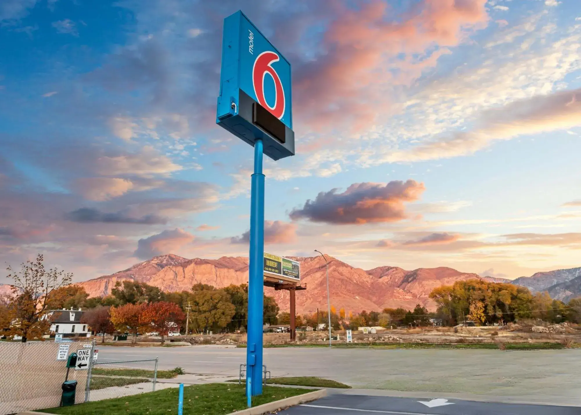 Logo/Certificate/Sign in Motel 6 Ogden, UT- Downtown