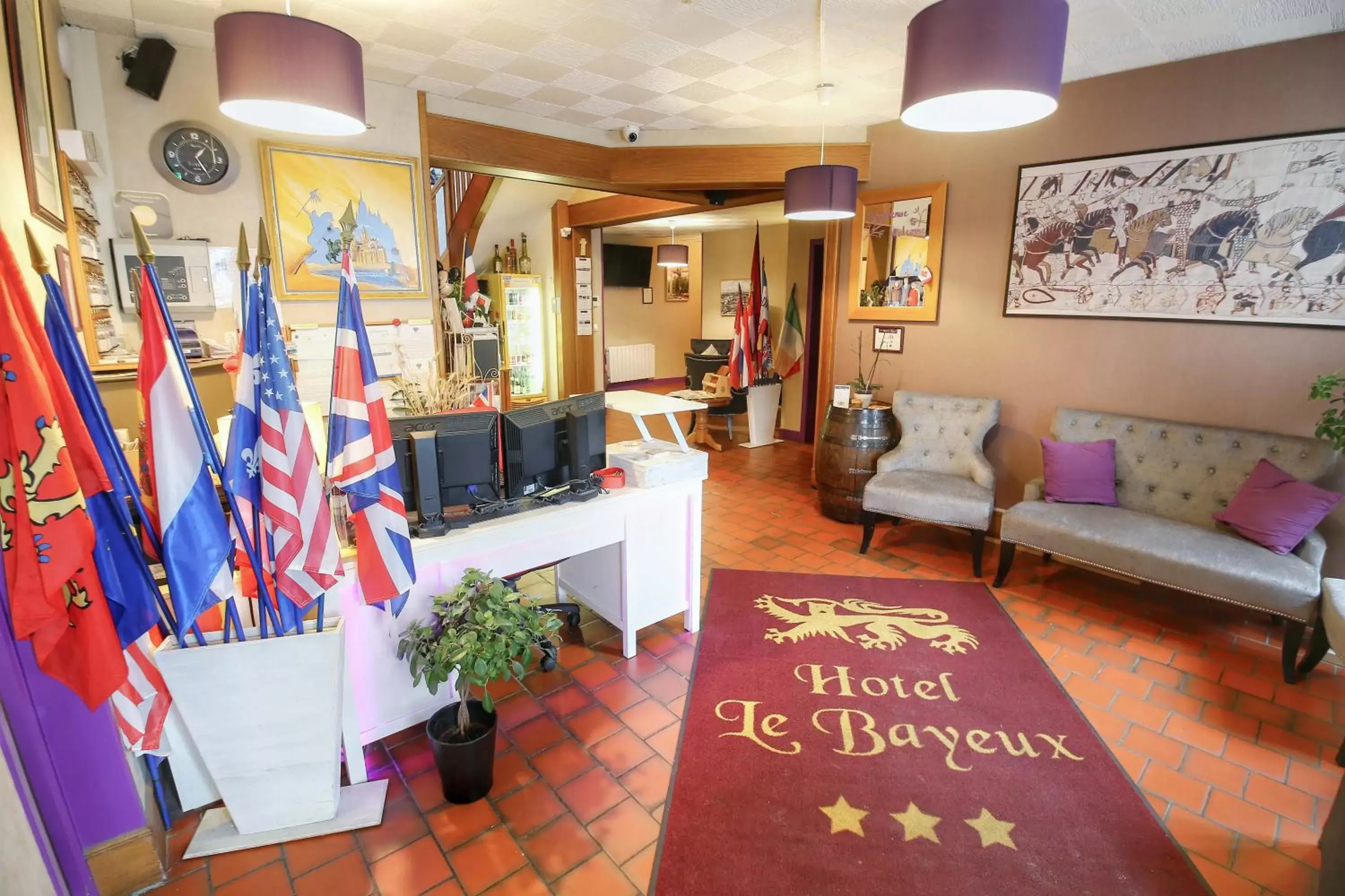 Banquet/Function facilities, Lobby/Reception in Hôtel Le Bayeux